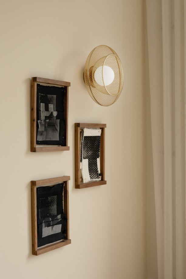 Nástěnná lampa FARADAY UP zlatá