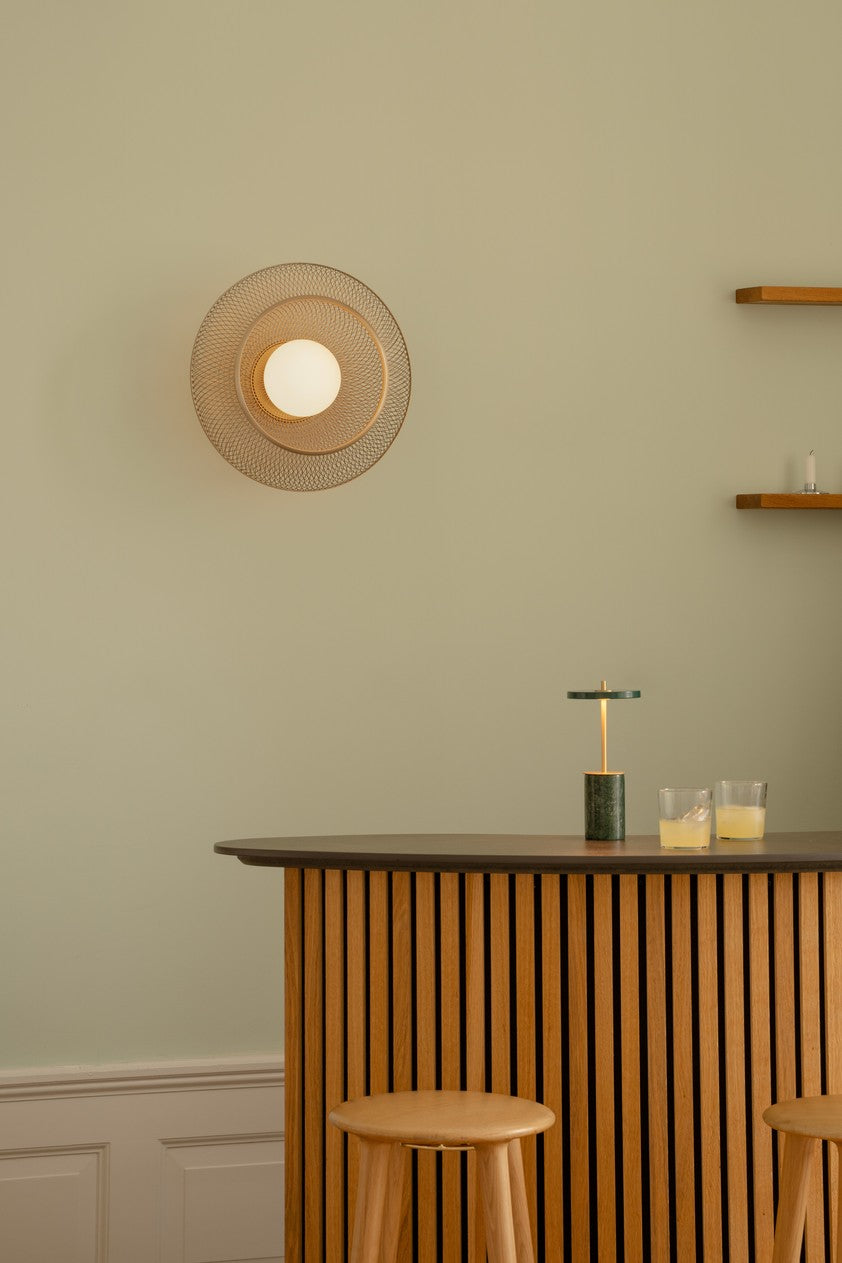 Nástěnná lampa FARADAY UP zlatá