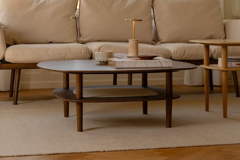 ASTERIA MOVE MINI Table Lamp travertine with gold insert