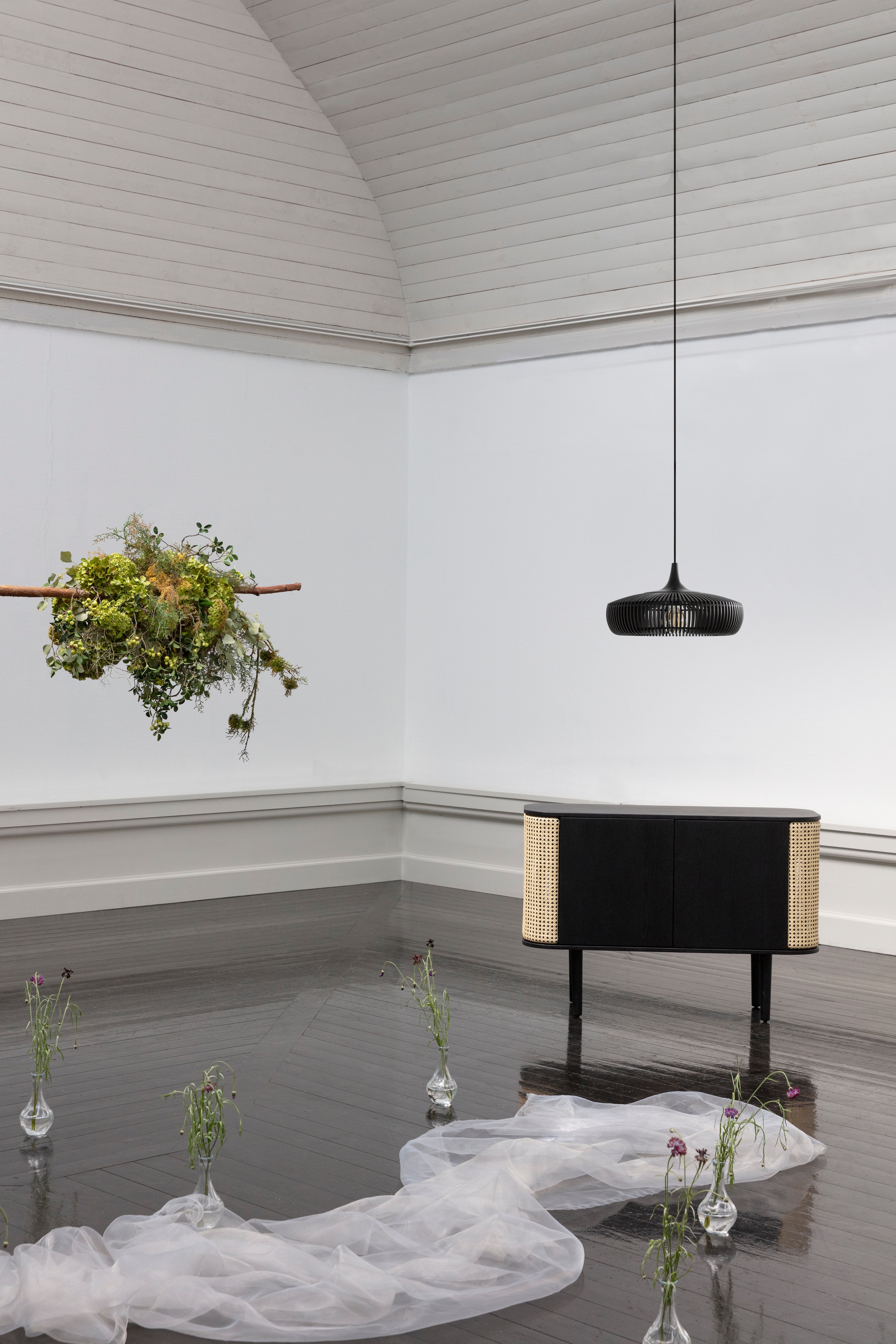 Abażur CLAVA DINE WOOD czarny dąb – drewno dębowe