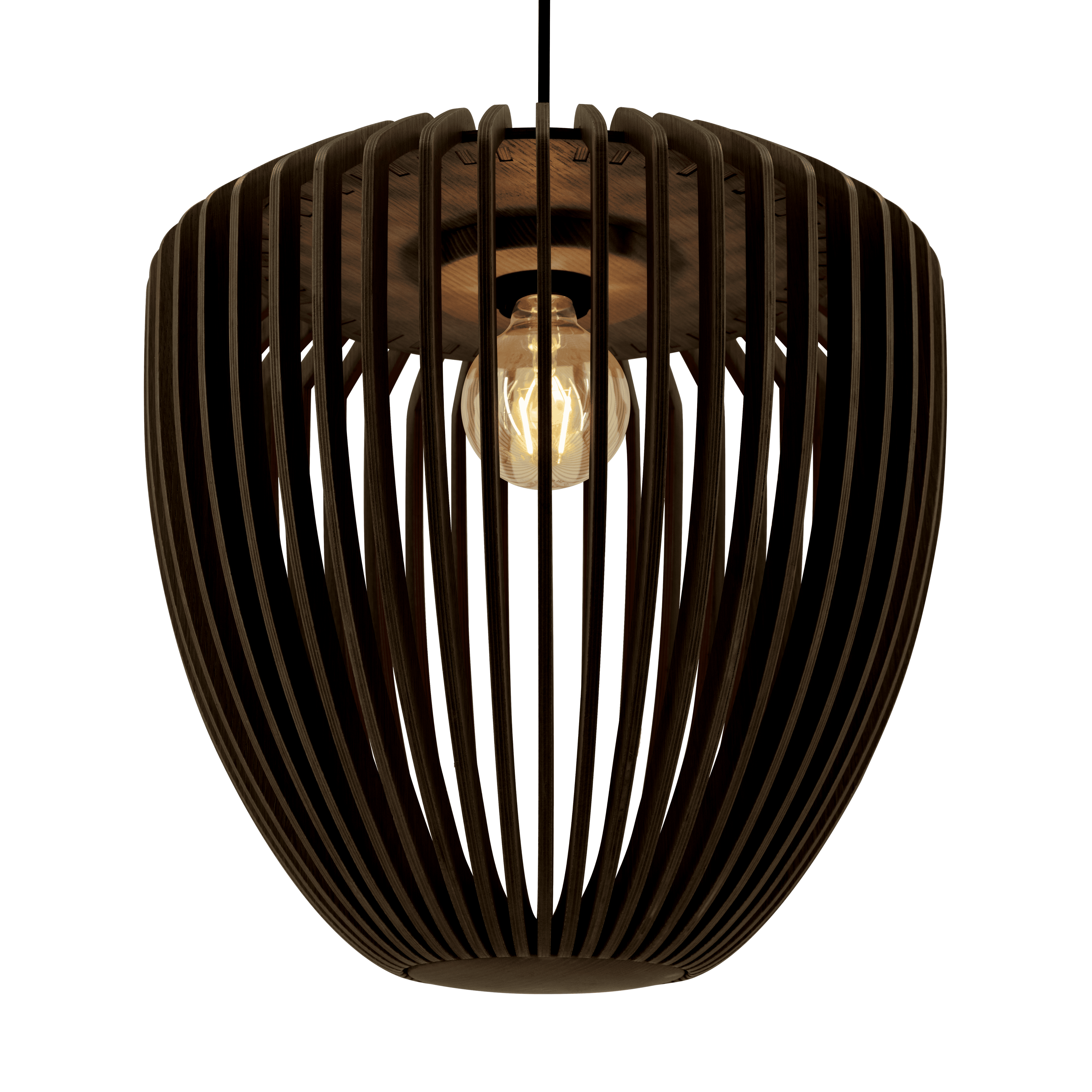 Abażur CLAVA WOOD ciemny dąb – drewno dębowe
