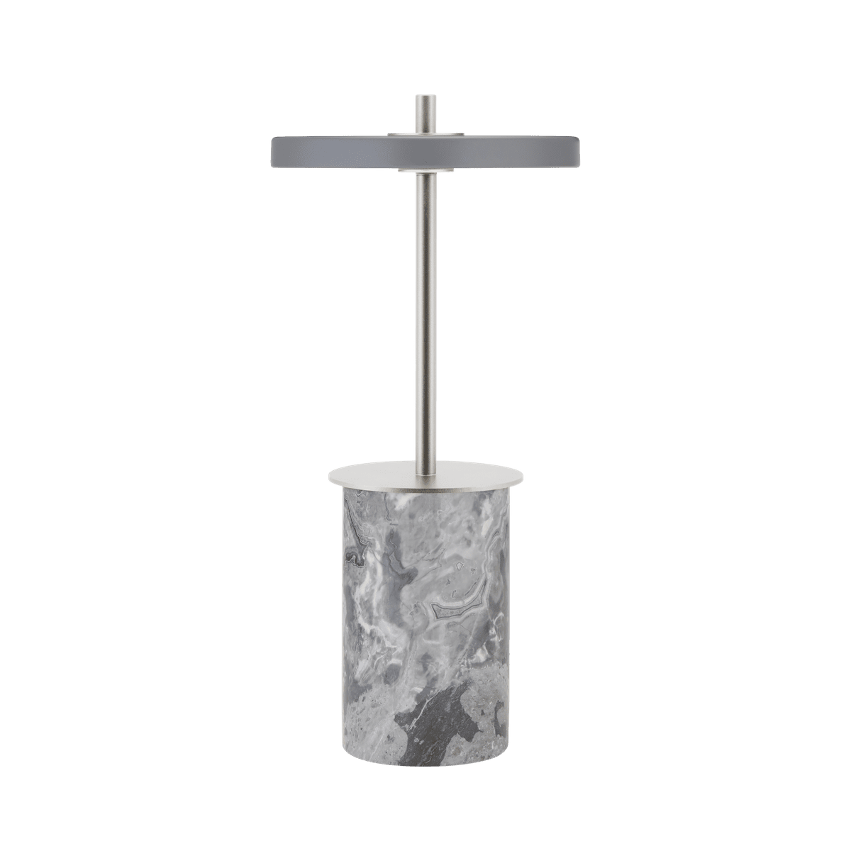 Stolní lampa ASTERIA MOVE MINI šedá mramor se stříbrným detailem