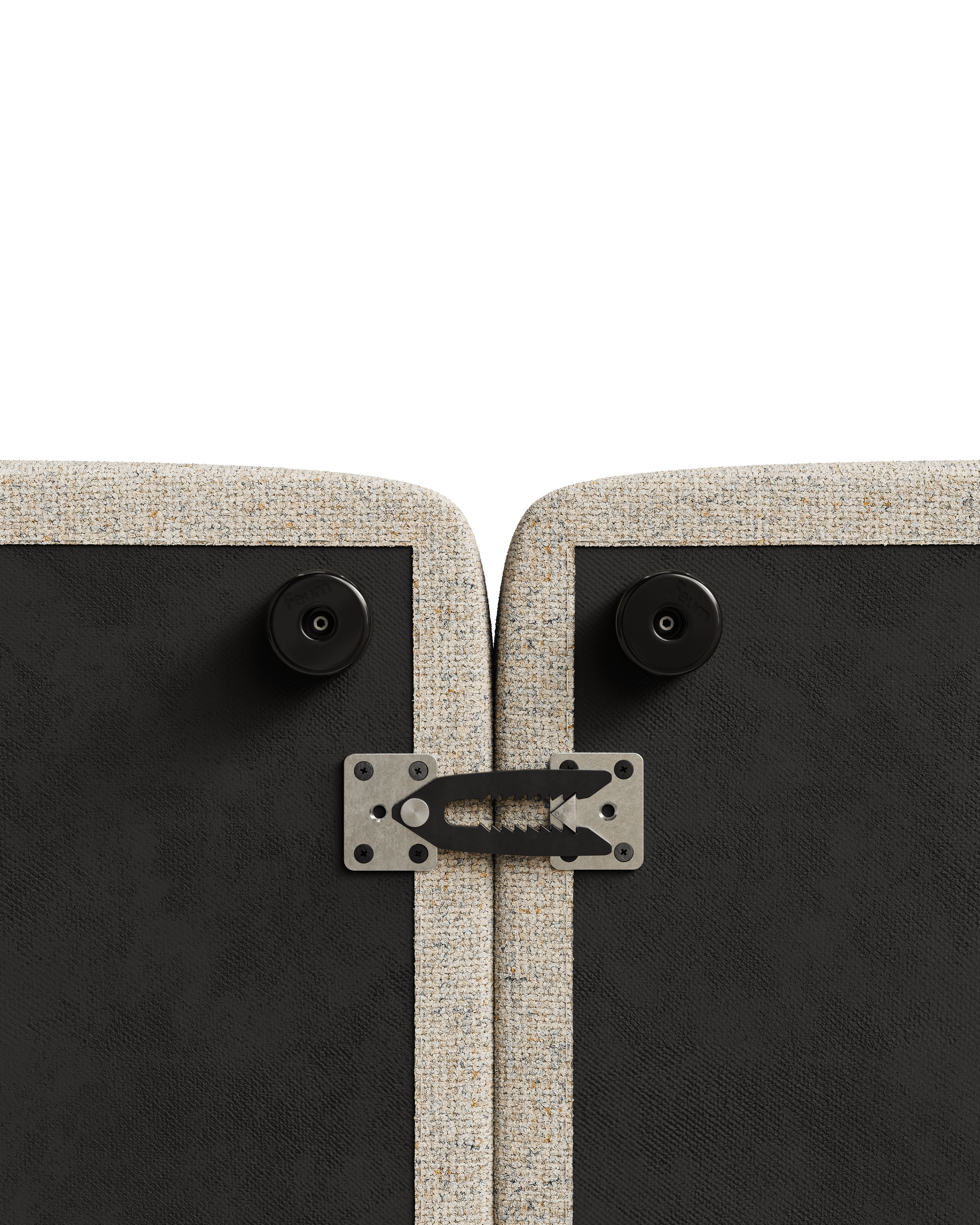 Modular 2-Seater Sofa UMI Stone Black