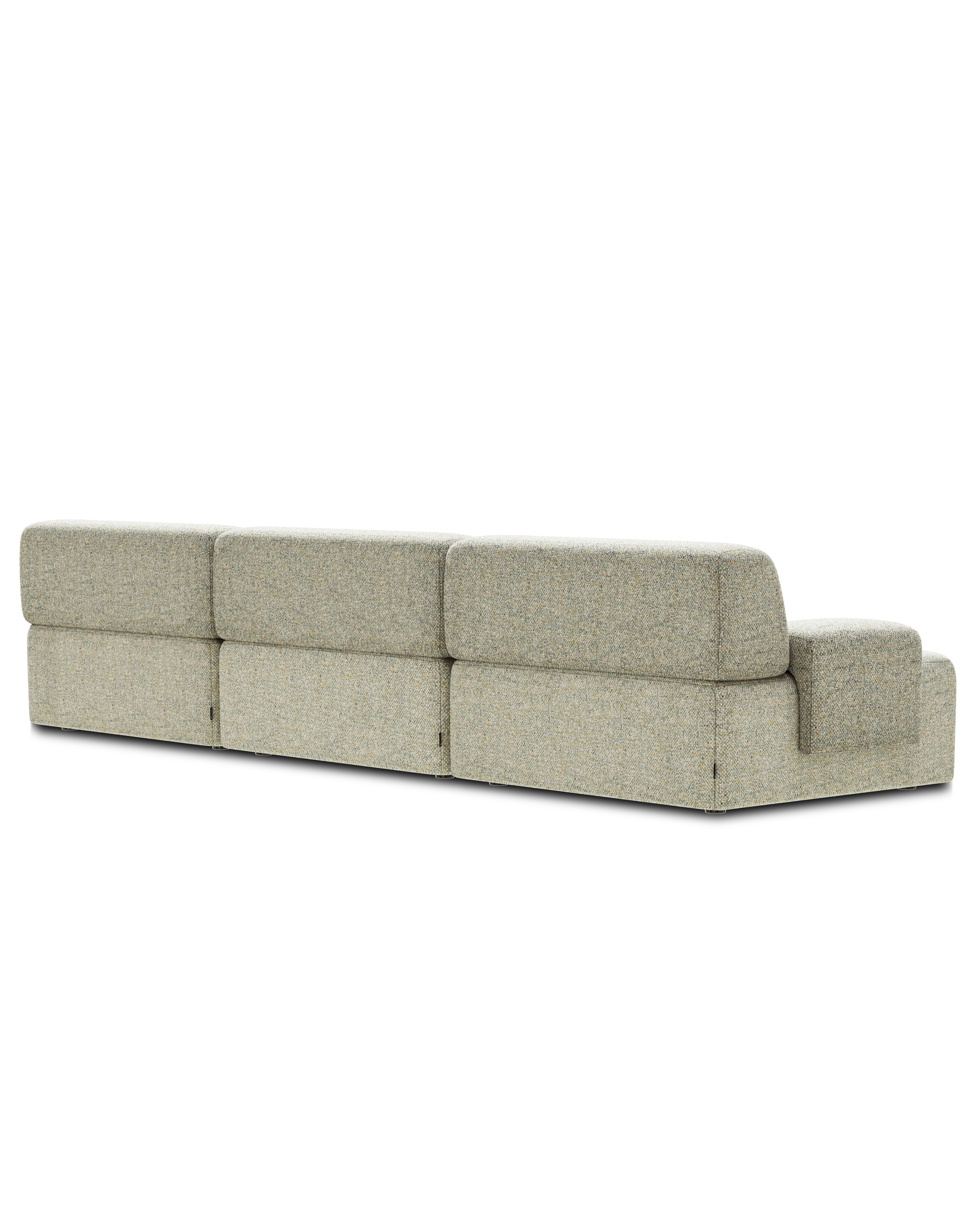 Modular 3-Seater Sofa UMI Light Green