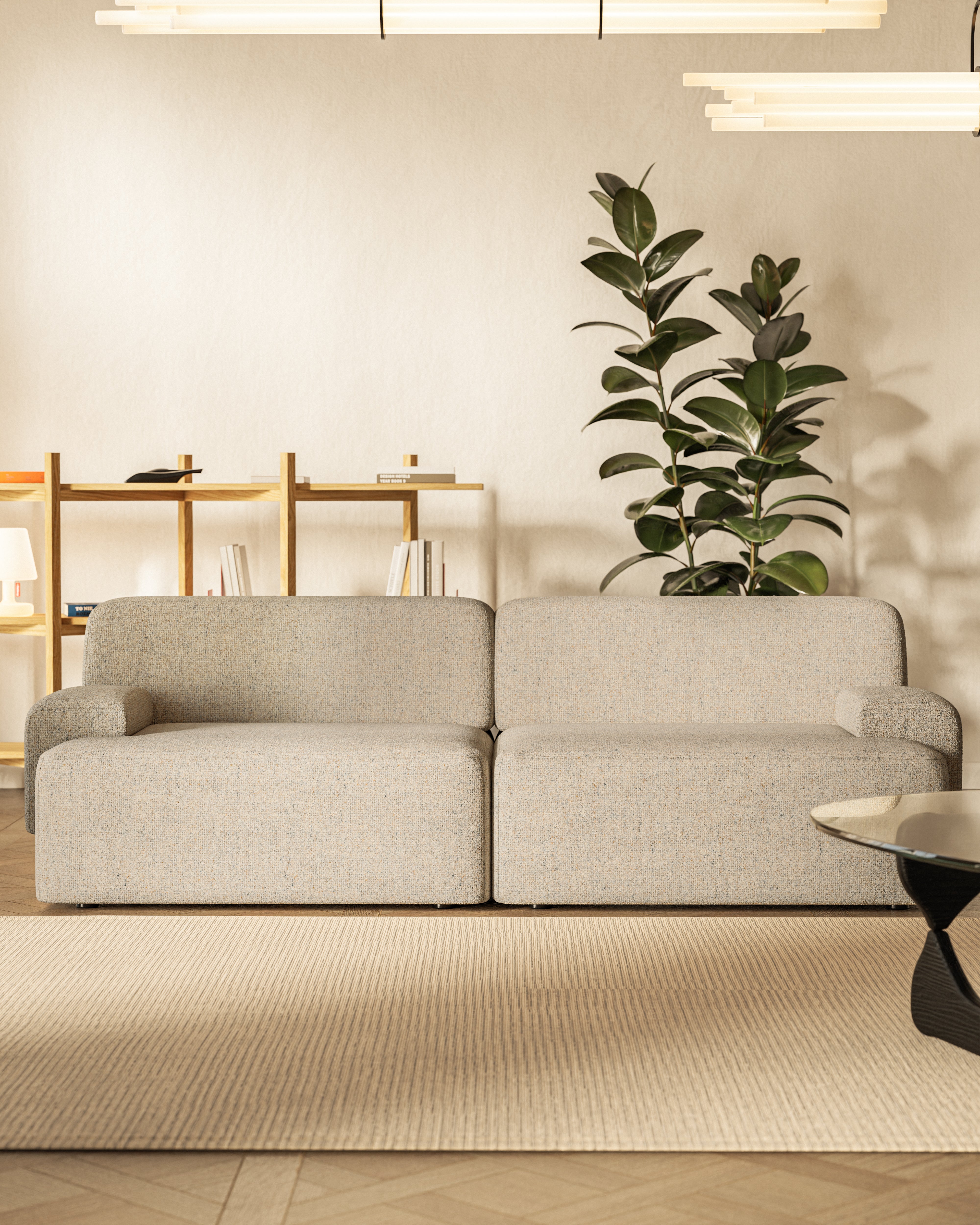 Modular 2-Seater Sofa UMI Beige