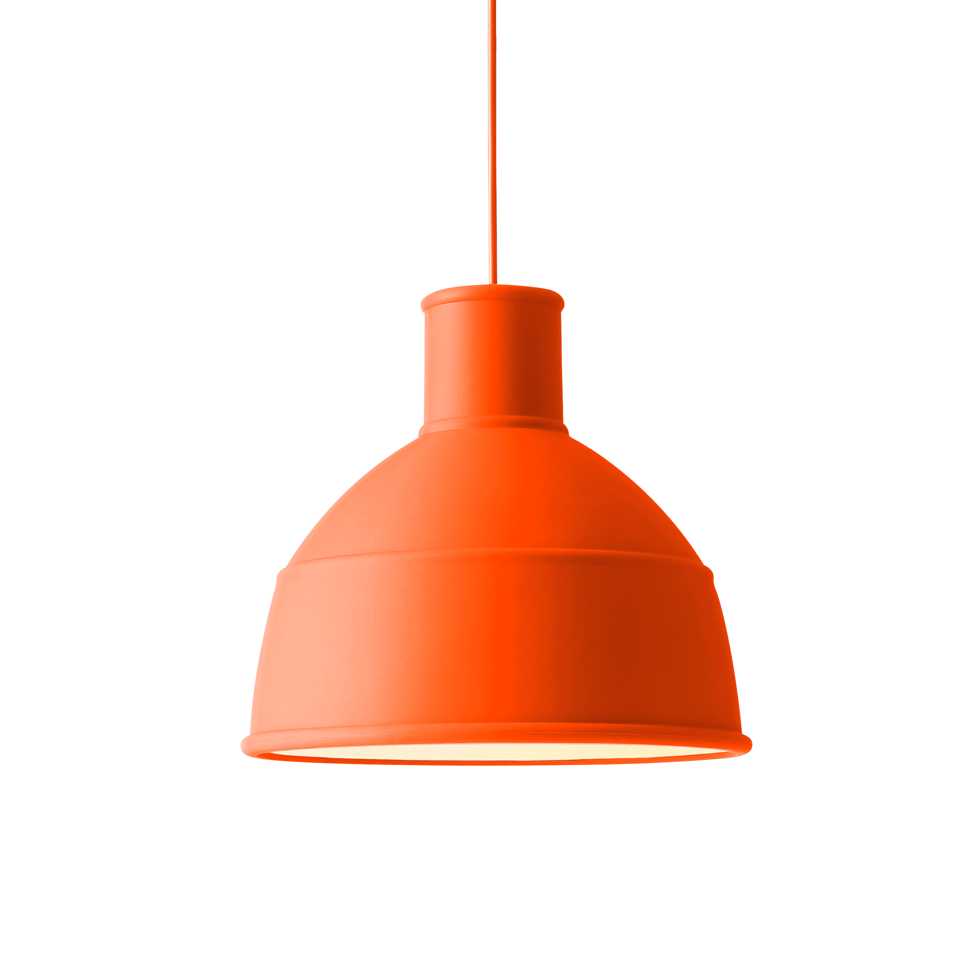Závěsné svítidlo UNFOLD oranžové