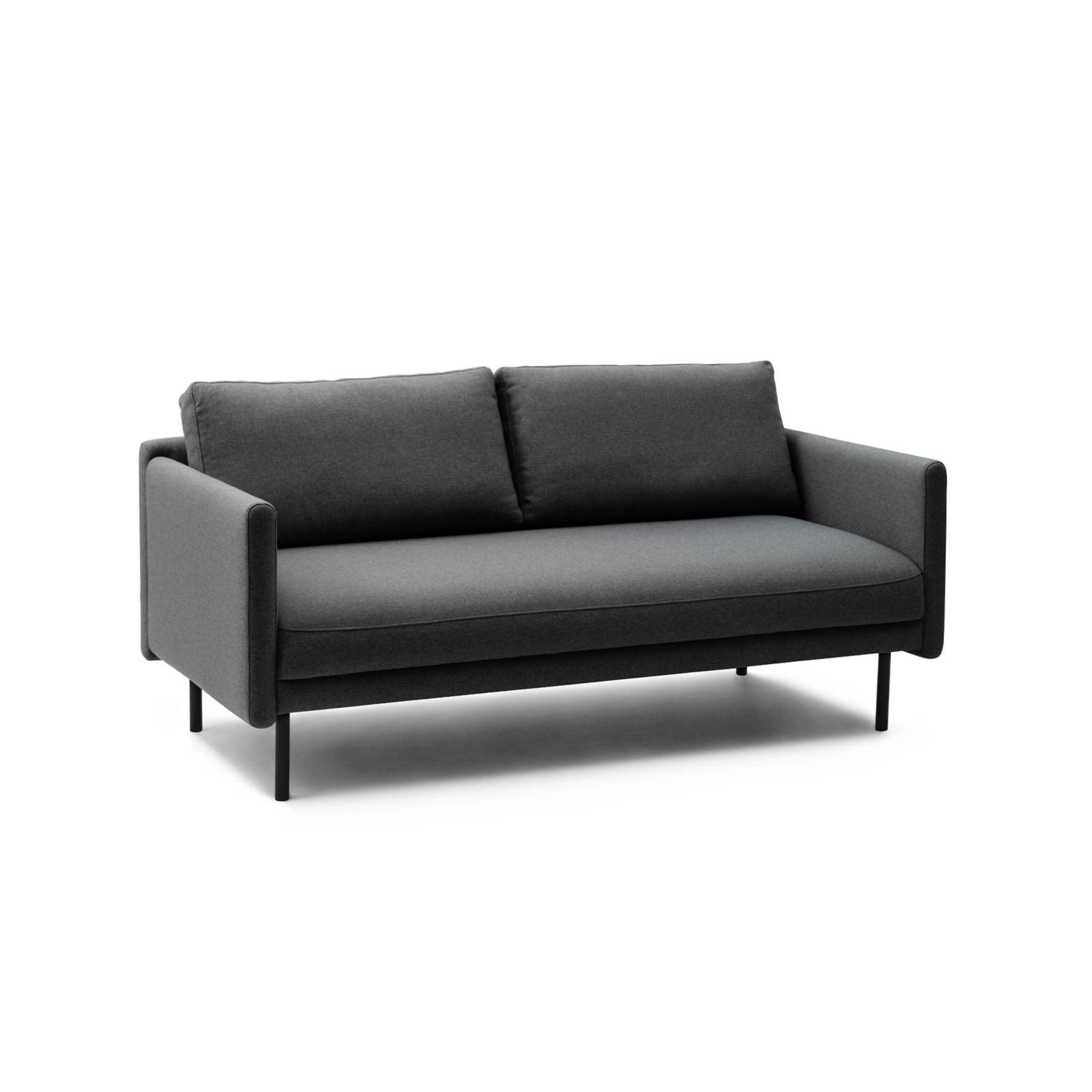 Sofa RAR šedá s černým podstavcem