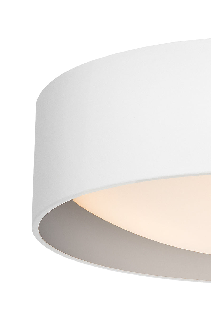 Závěsné svítidlo VERO bílé se stříbrným středem