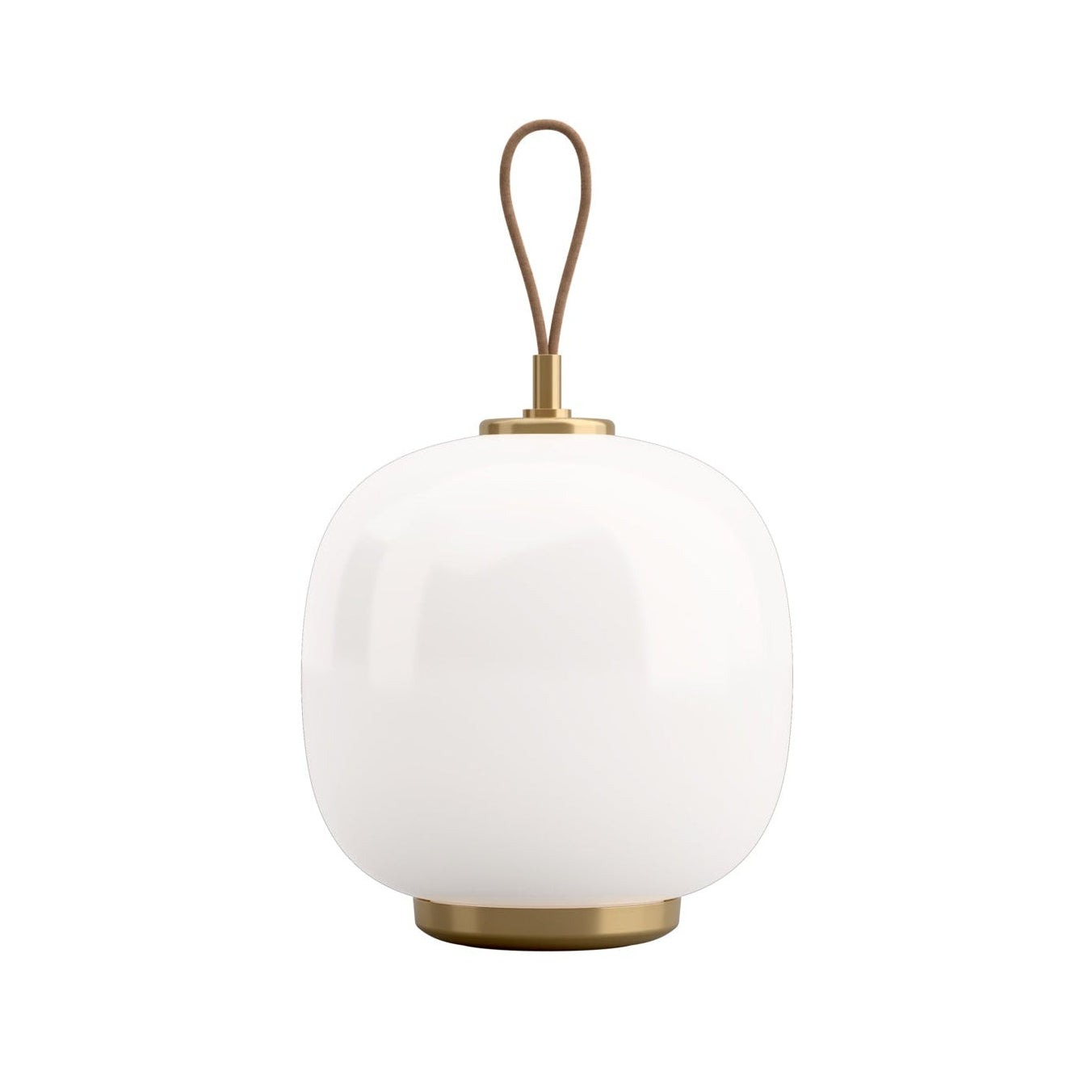 Portable lamp VL 45 white with brass base