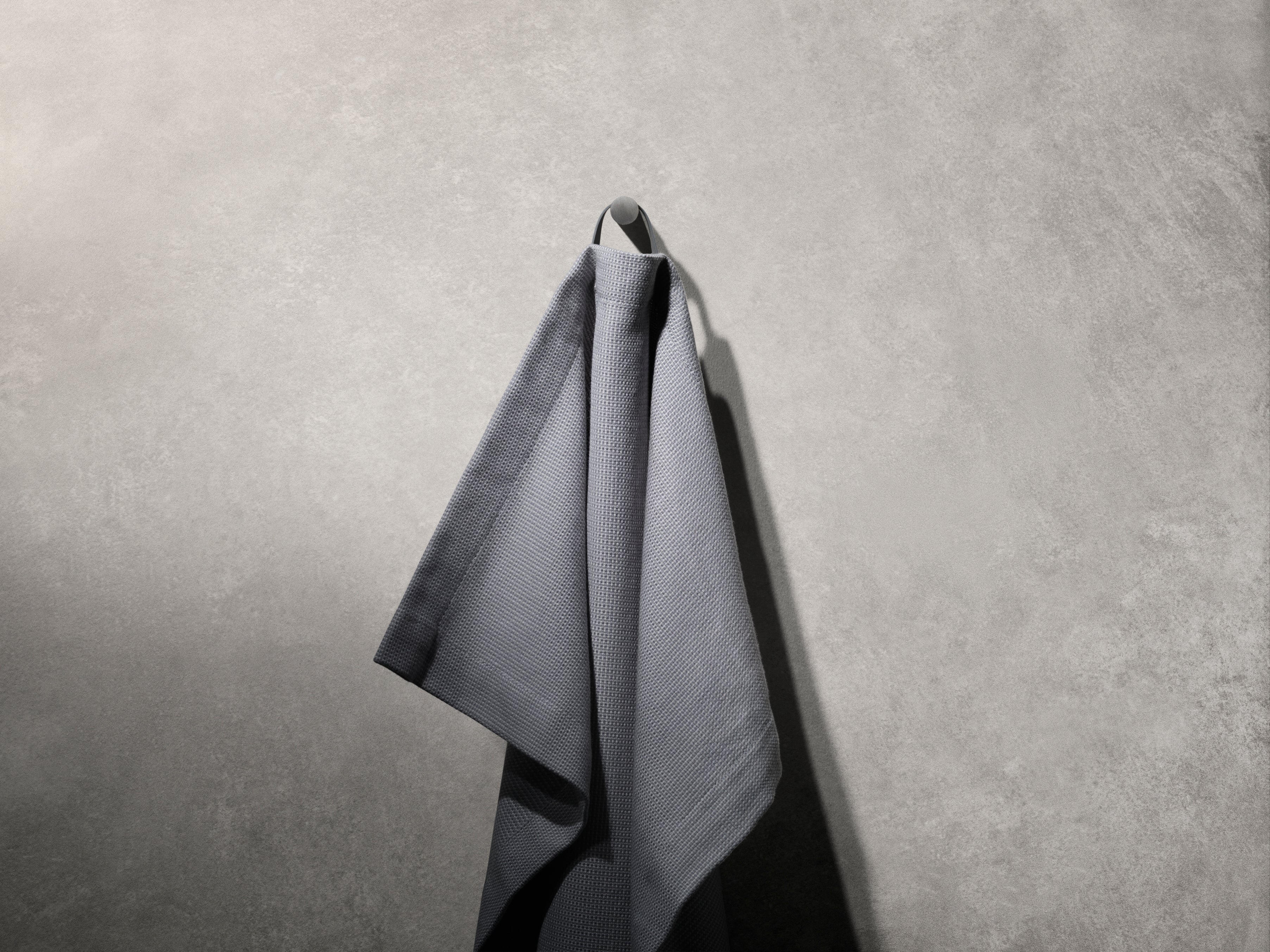 VIPP Black Cotton Kitchen Towel Set