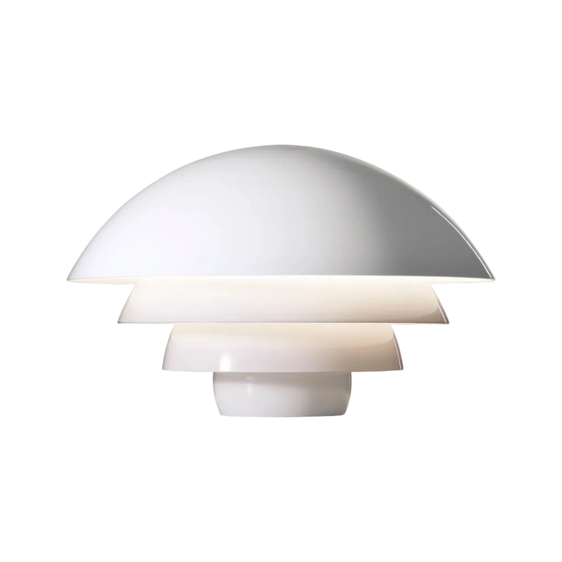 Lampa stolní VISIERE lesklá bílá
