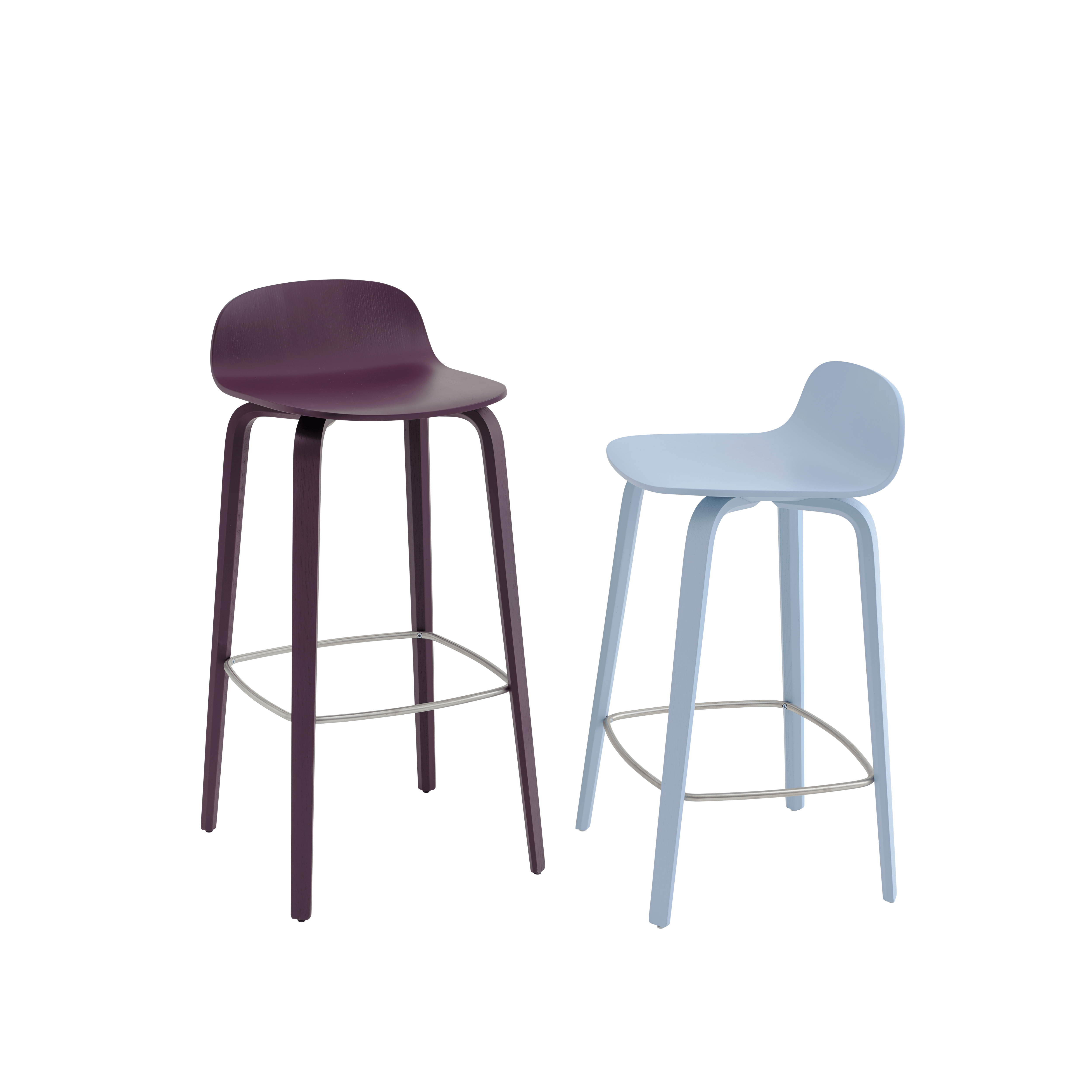 VISU Bar Stool in Light Blue