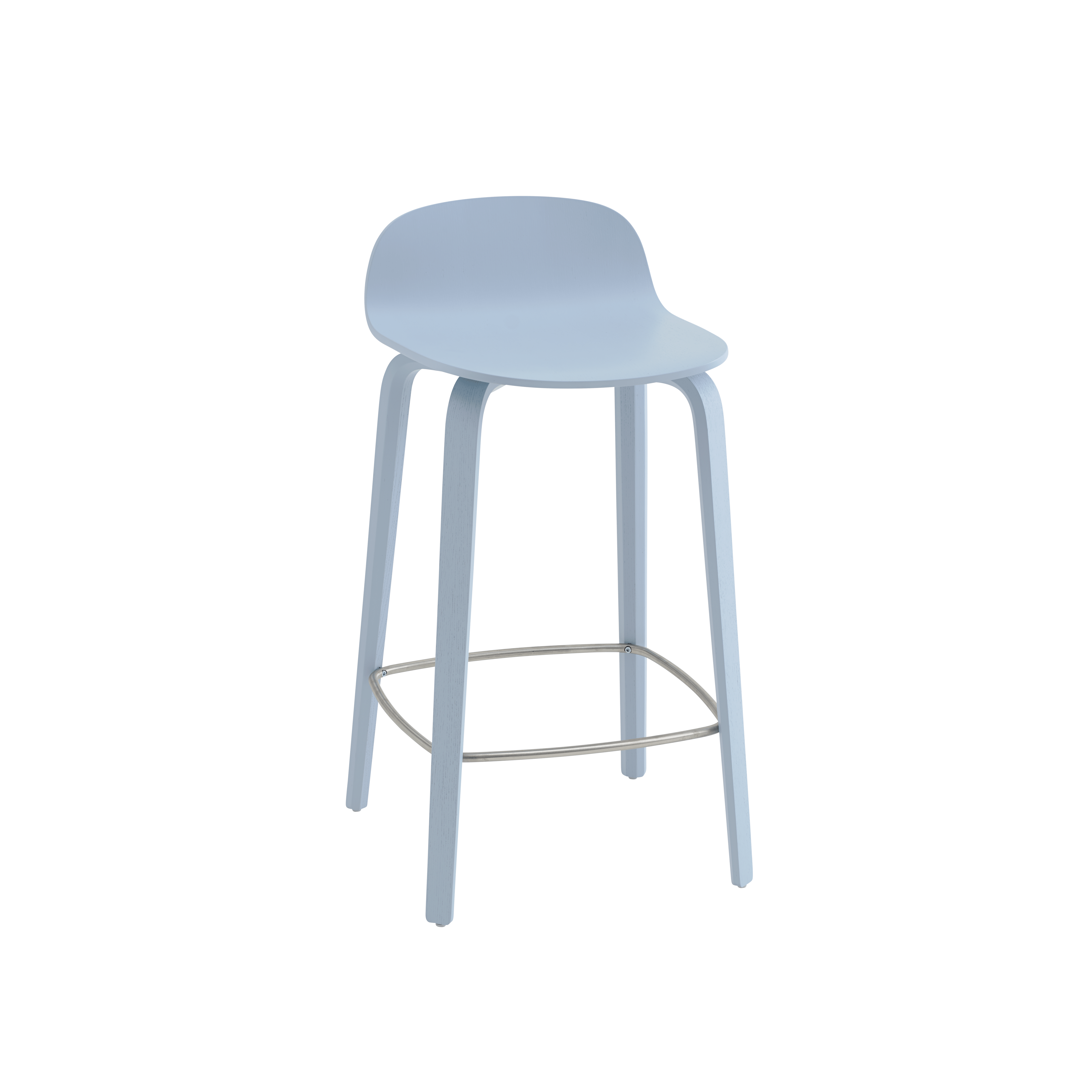 VISU Bar Stool in Light Blue