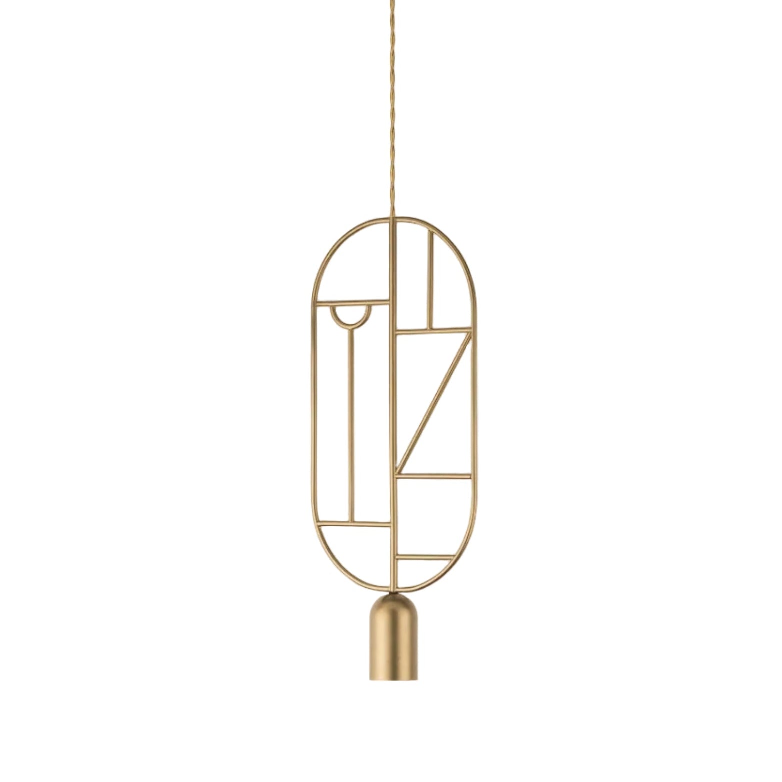 WOODEN DOTS WD02 Brass Pendant Lamp