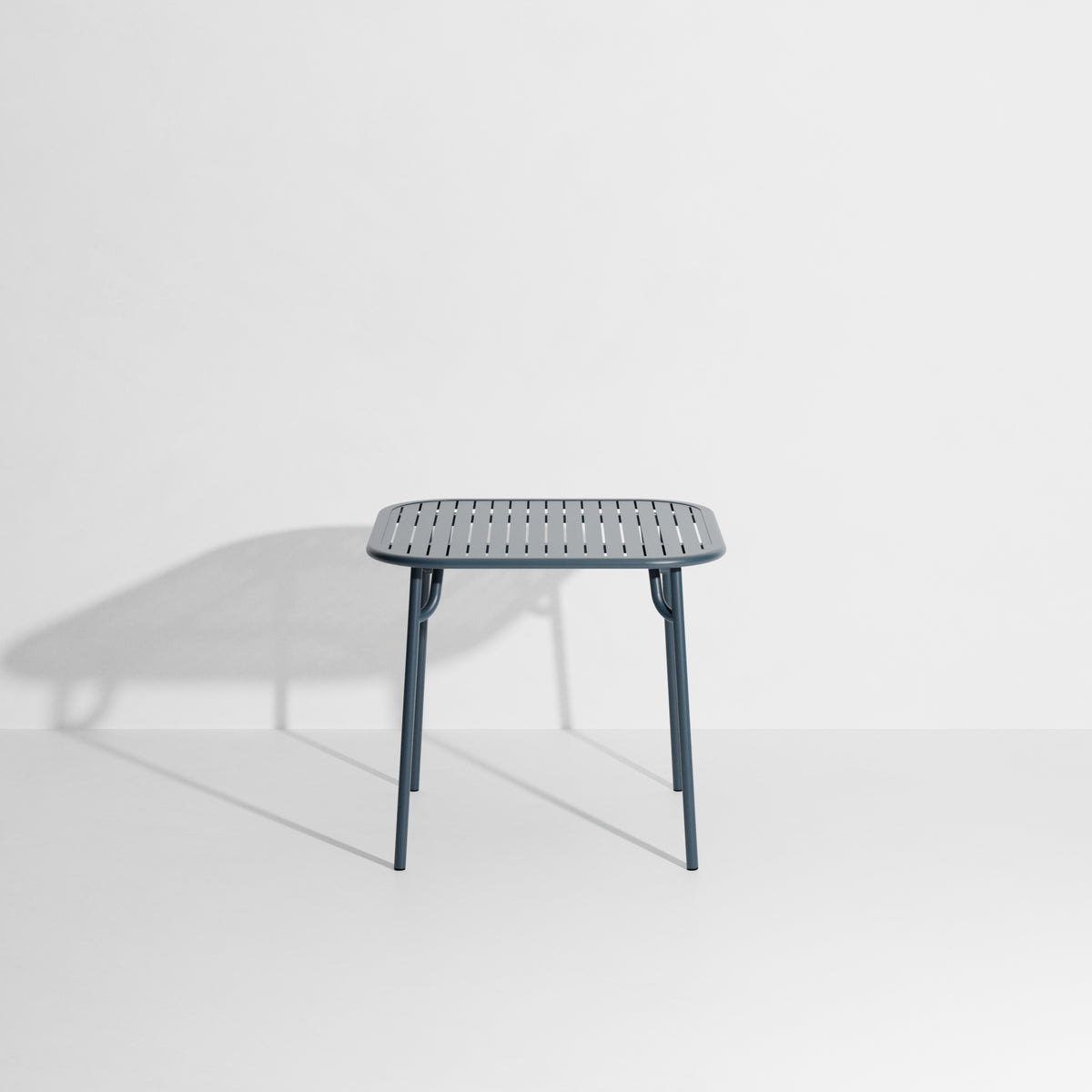 Stůl zahradní čtvercový WEEK-END šedobluý