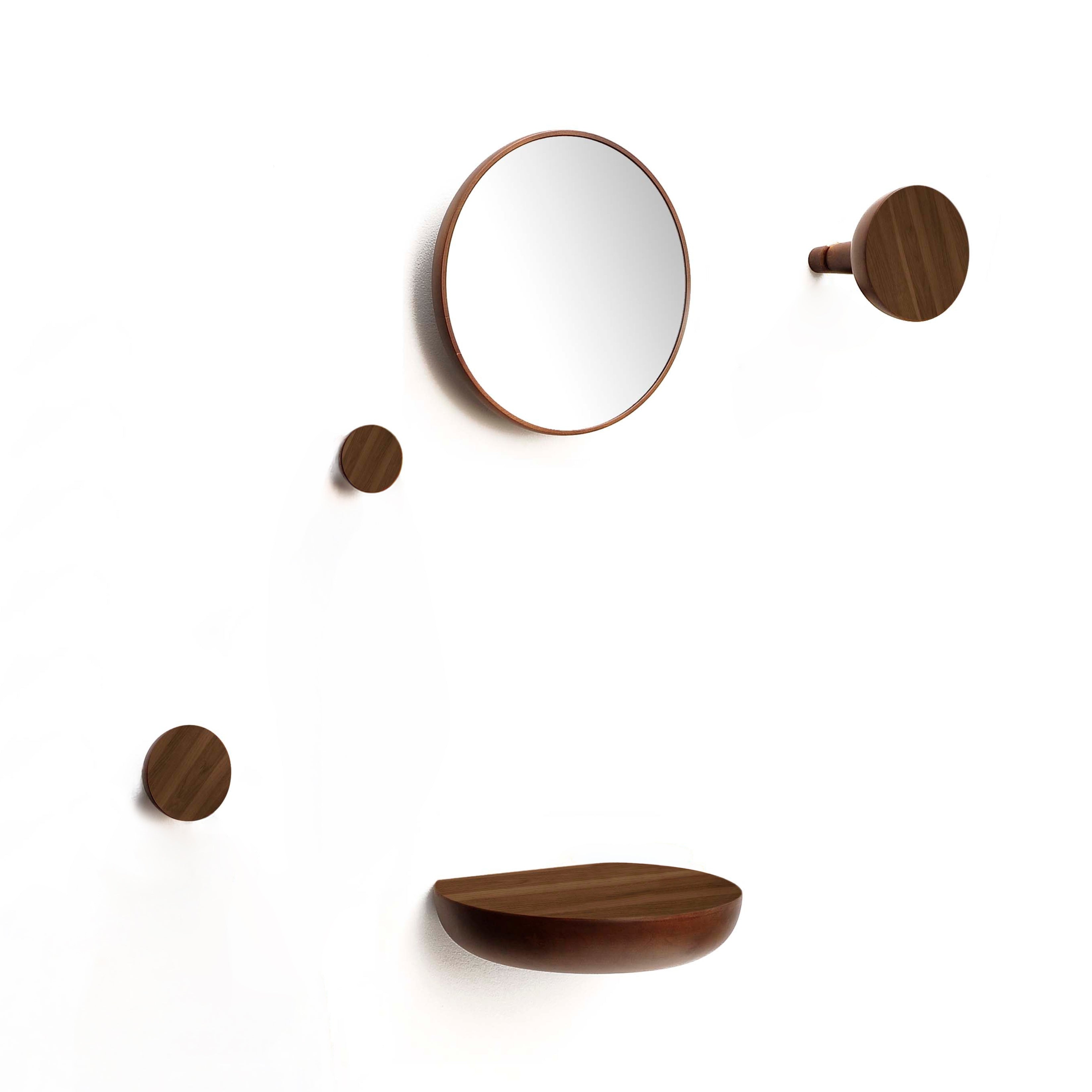 Sada věšáků WELCOME ořechová dýha