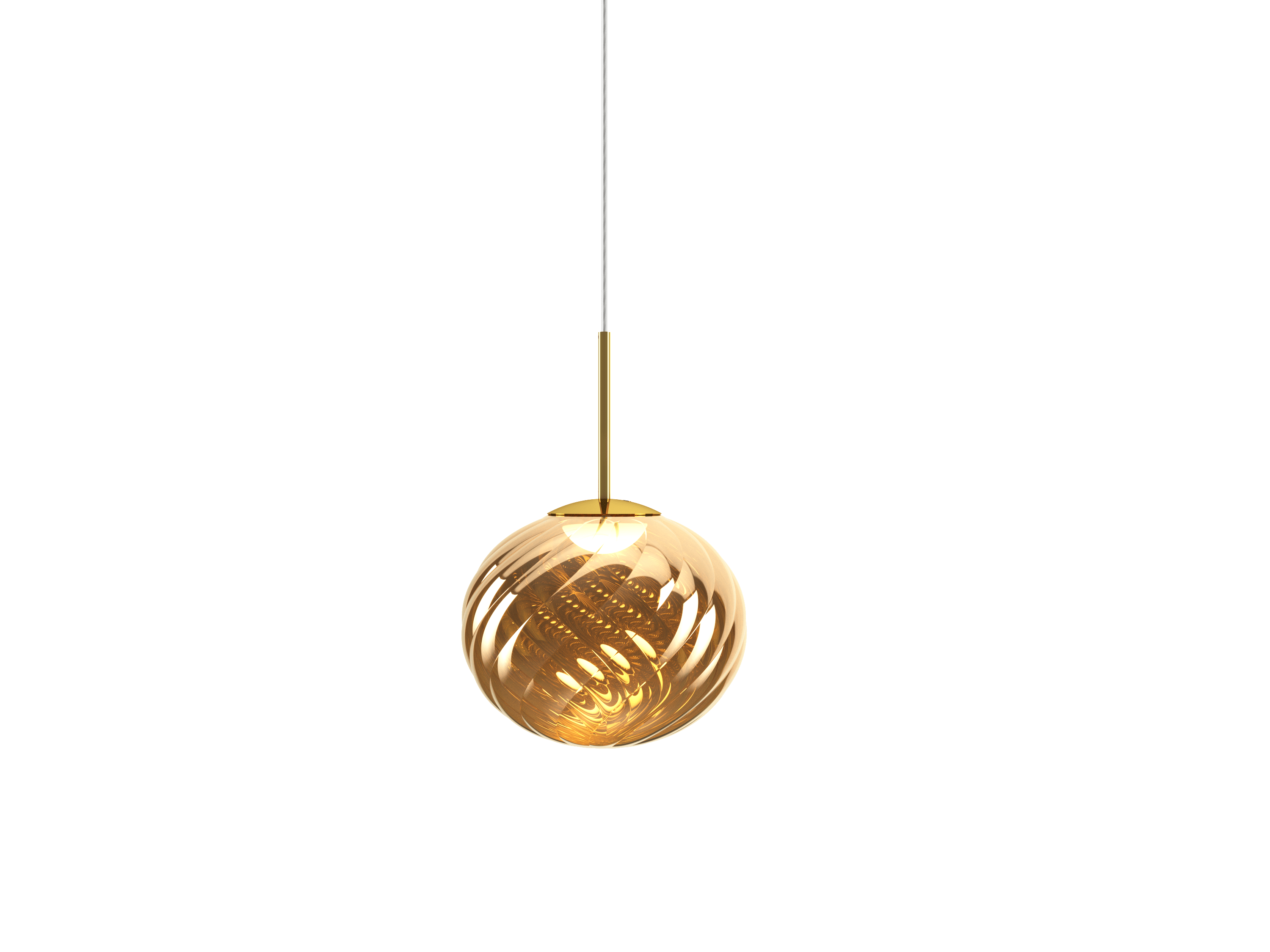 Lampa wisząca WHIRL złoty, marka Tom Dixon