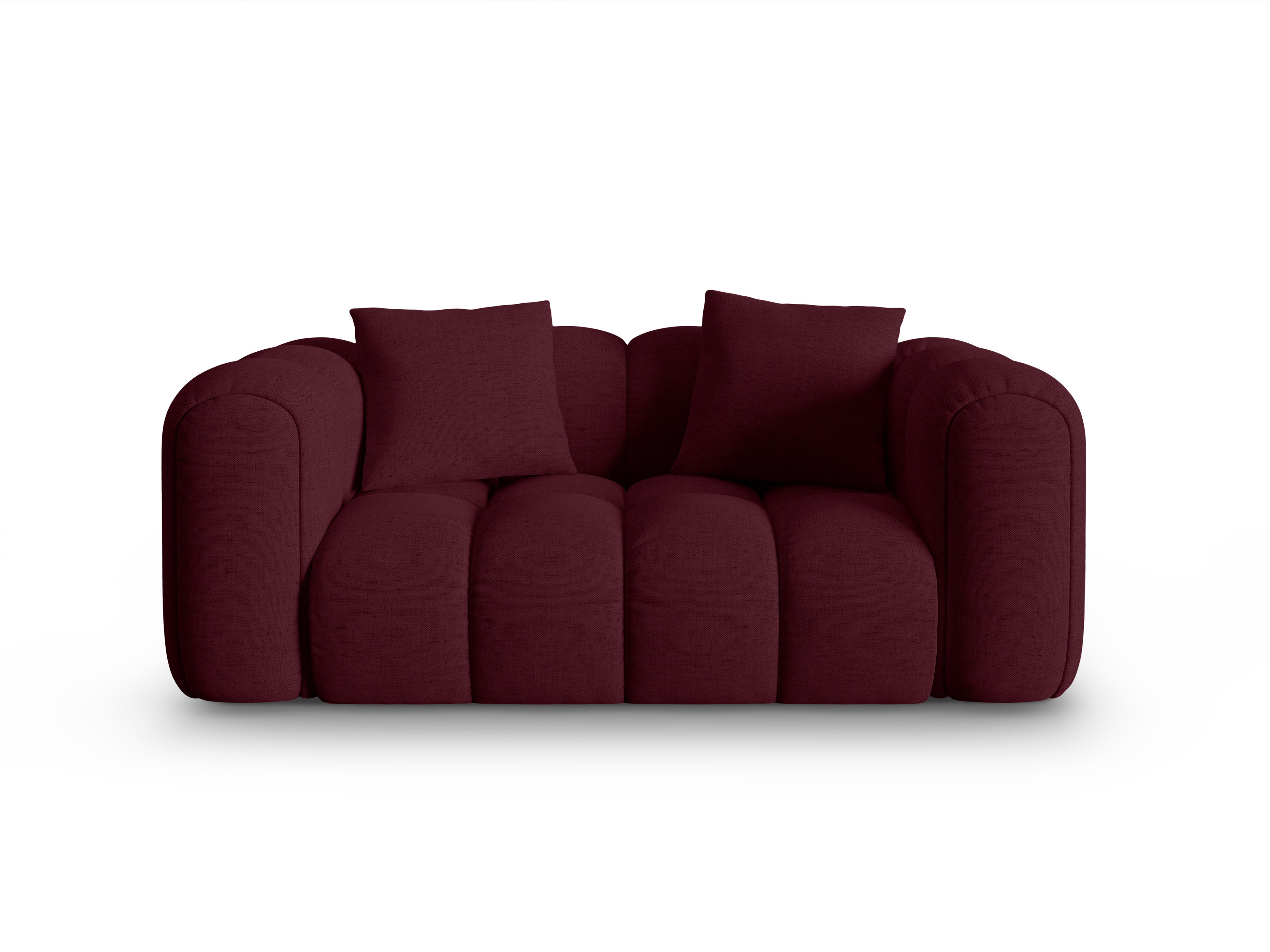 Sofa pro 2 osoby ASTRO burgundový szenil