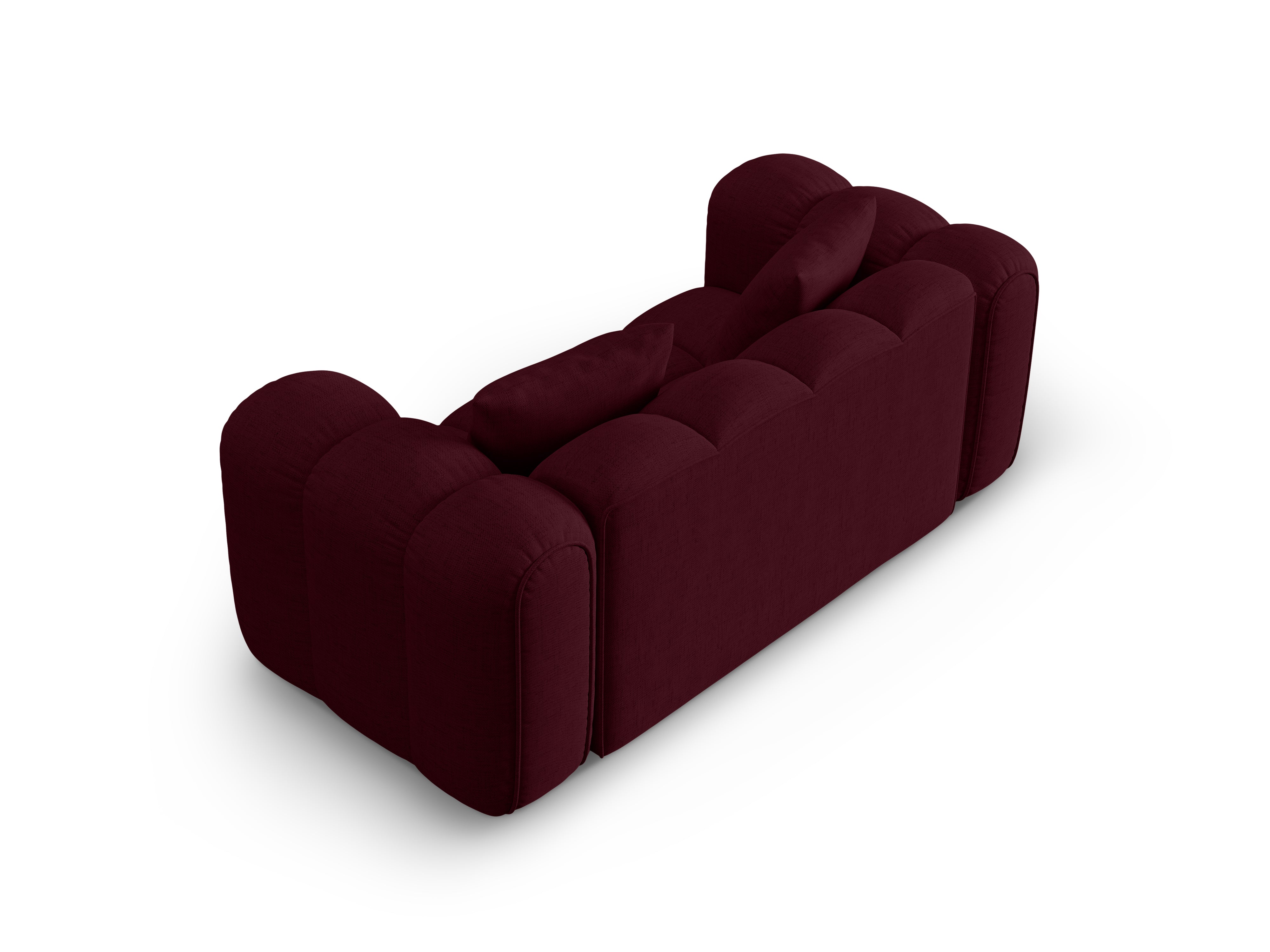 Sofa pro 2 osoby ASTRO burgundový szenil