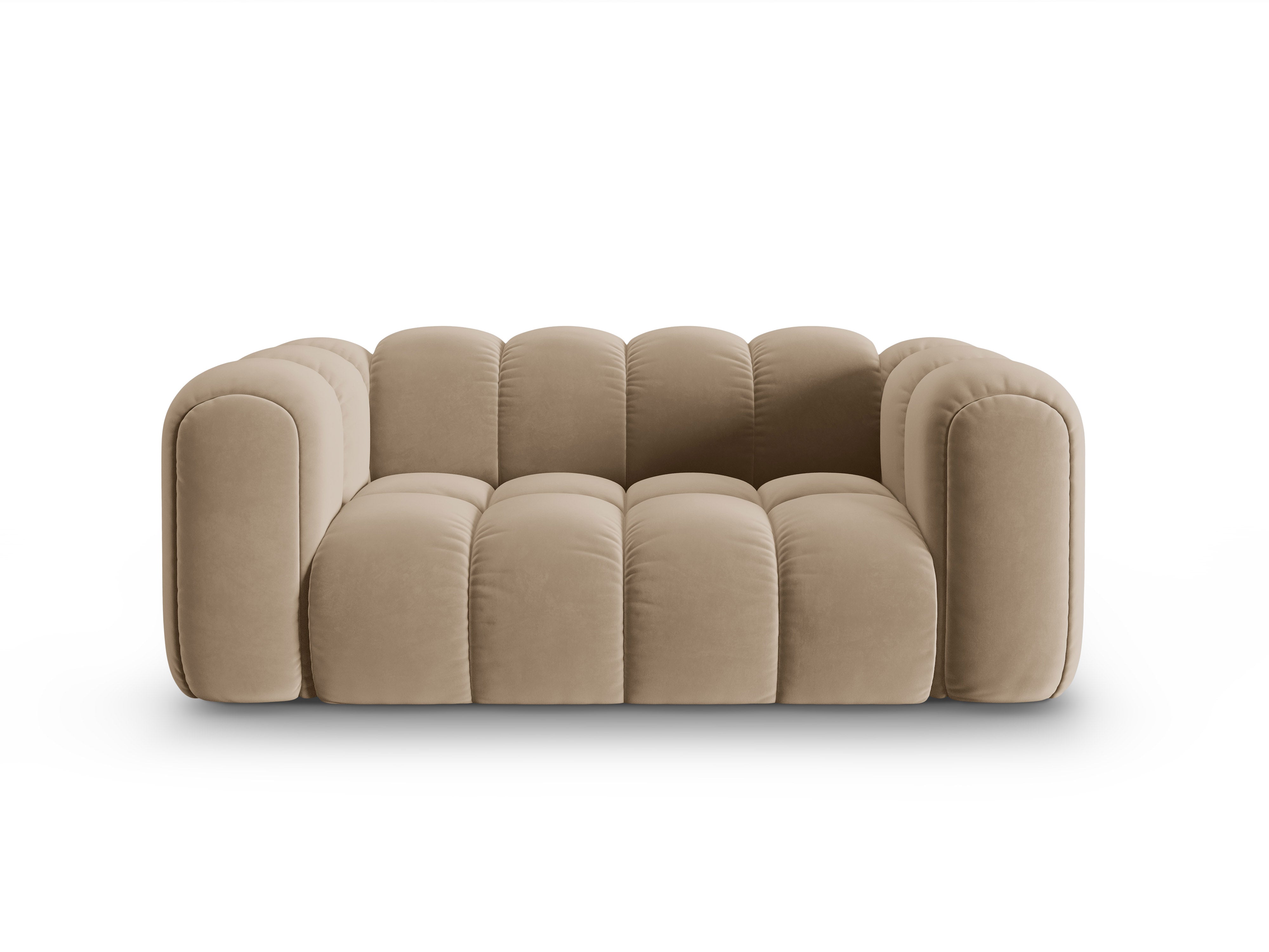 Sofa sametová 2-osobová ASTRO písková