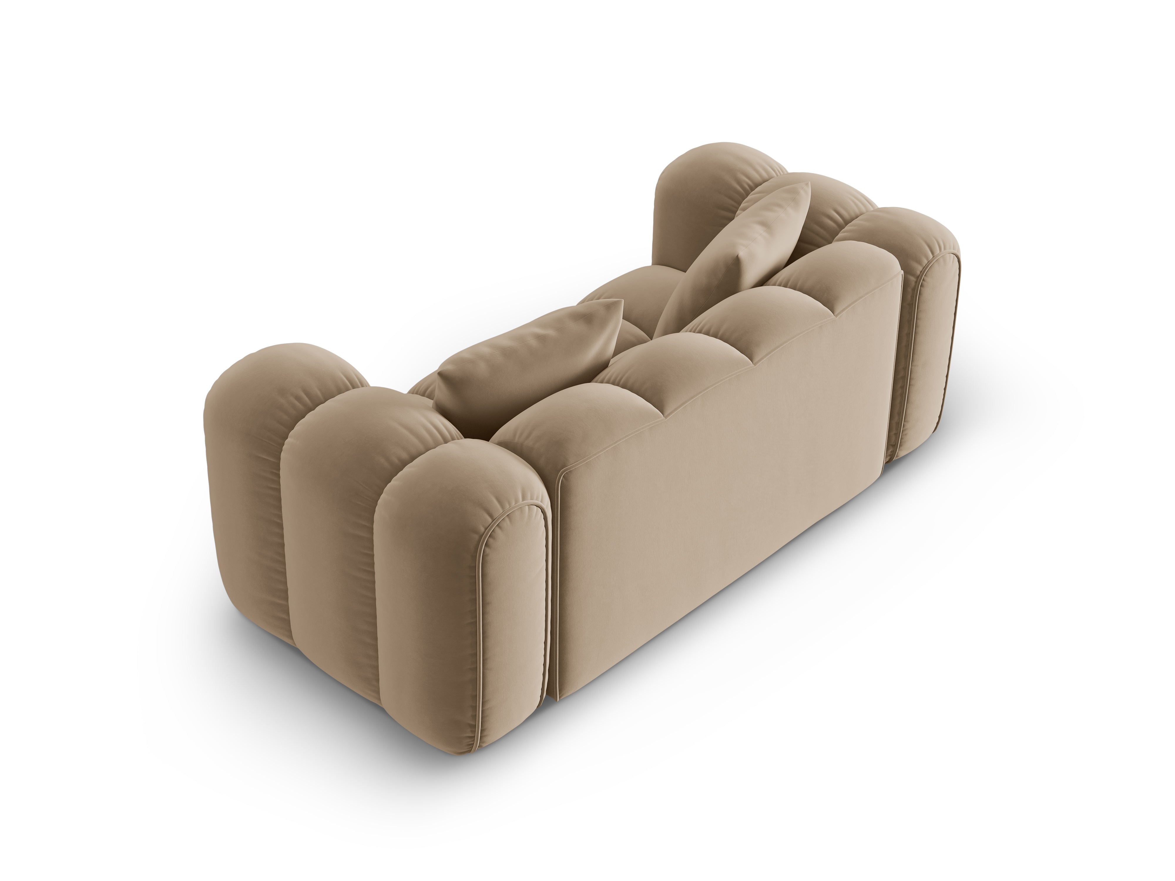 Sofa sametová 2-osobová ASTRO písková
