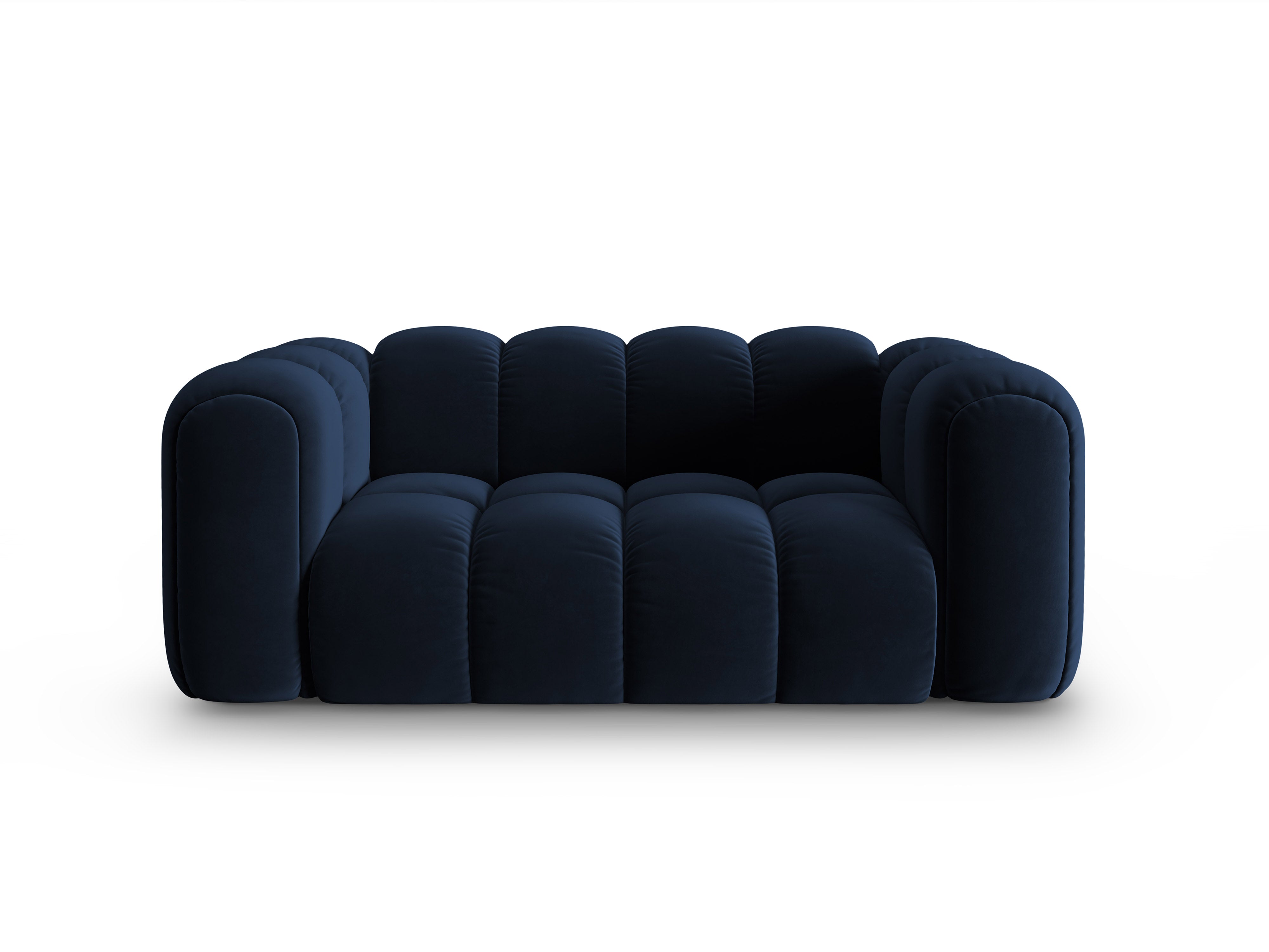 Sofa sametová 2-osobová ASTRO královská modrá