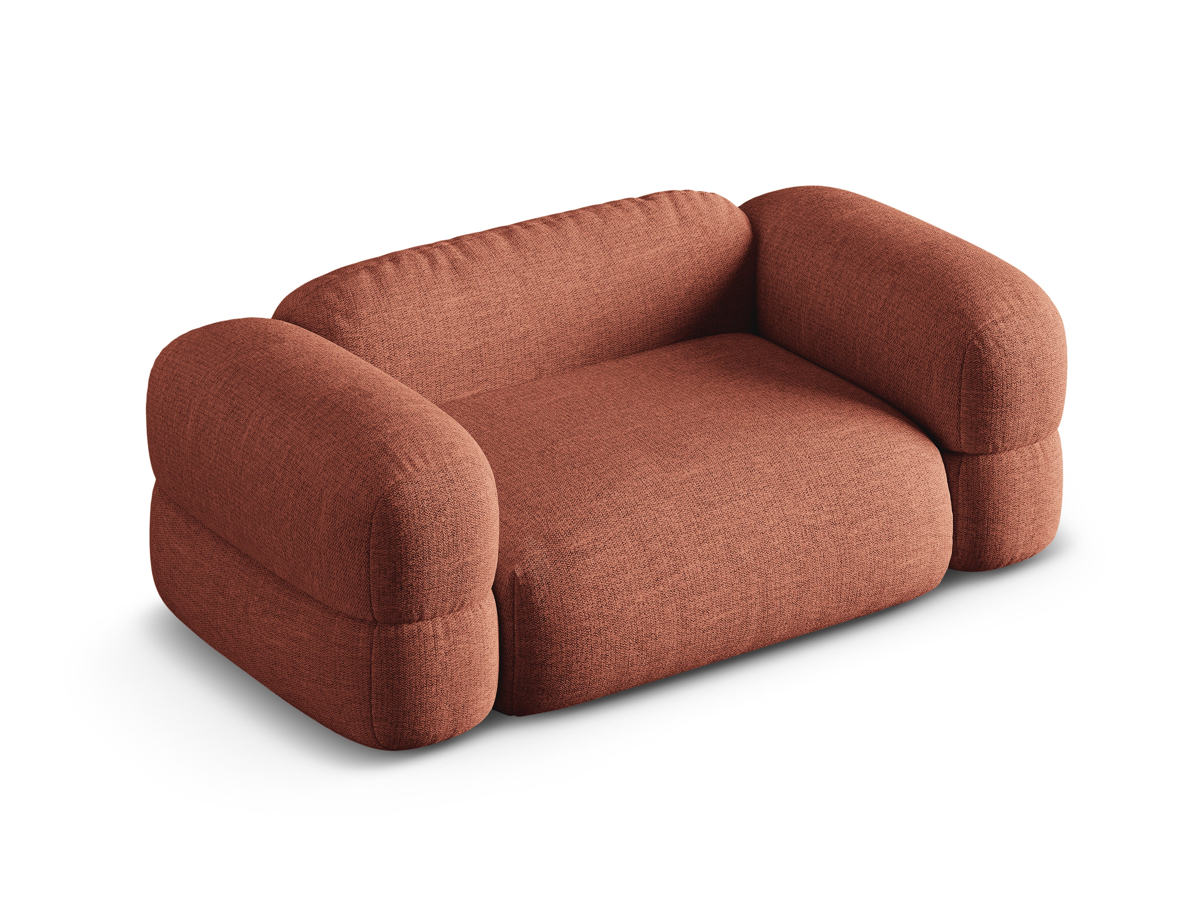 Sofa pro 2 osoby ROGER korálový šenil