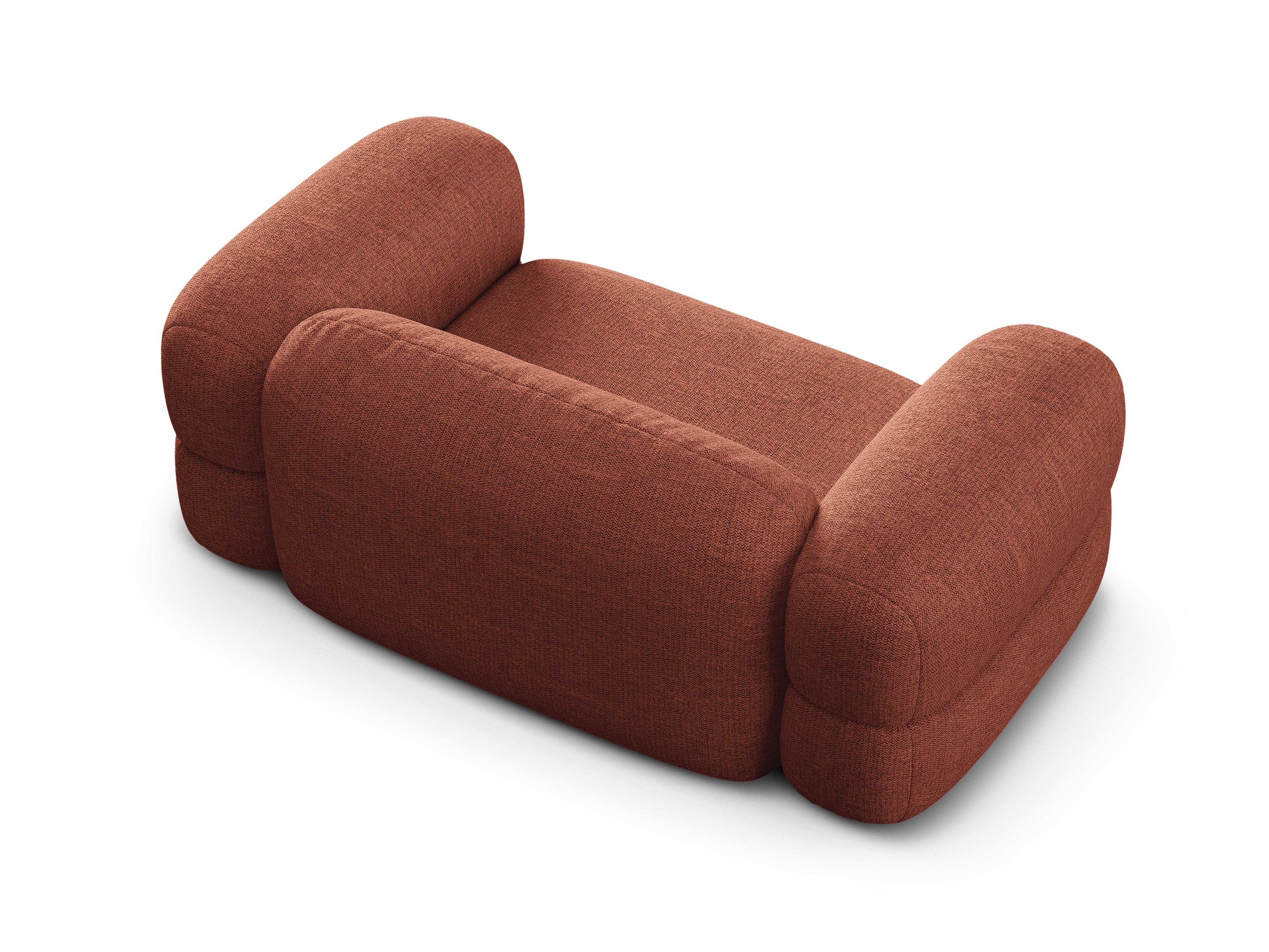 Sofa pro 2 osoby ROGER korálový šenil