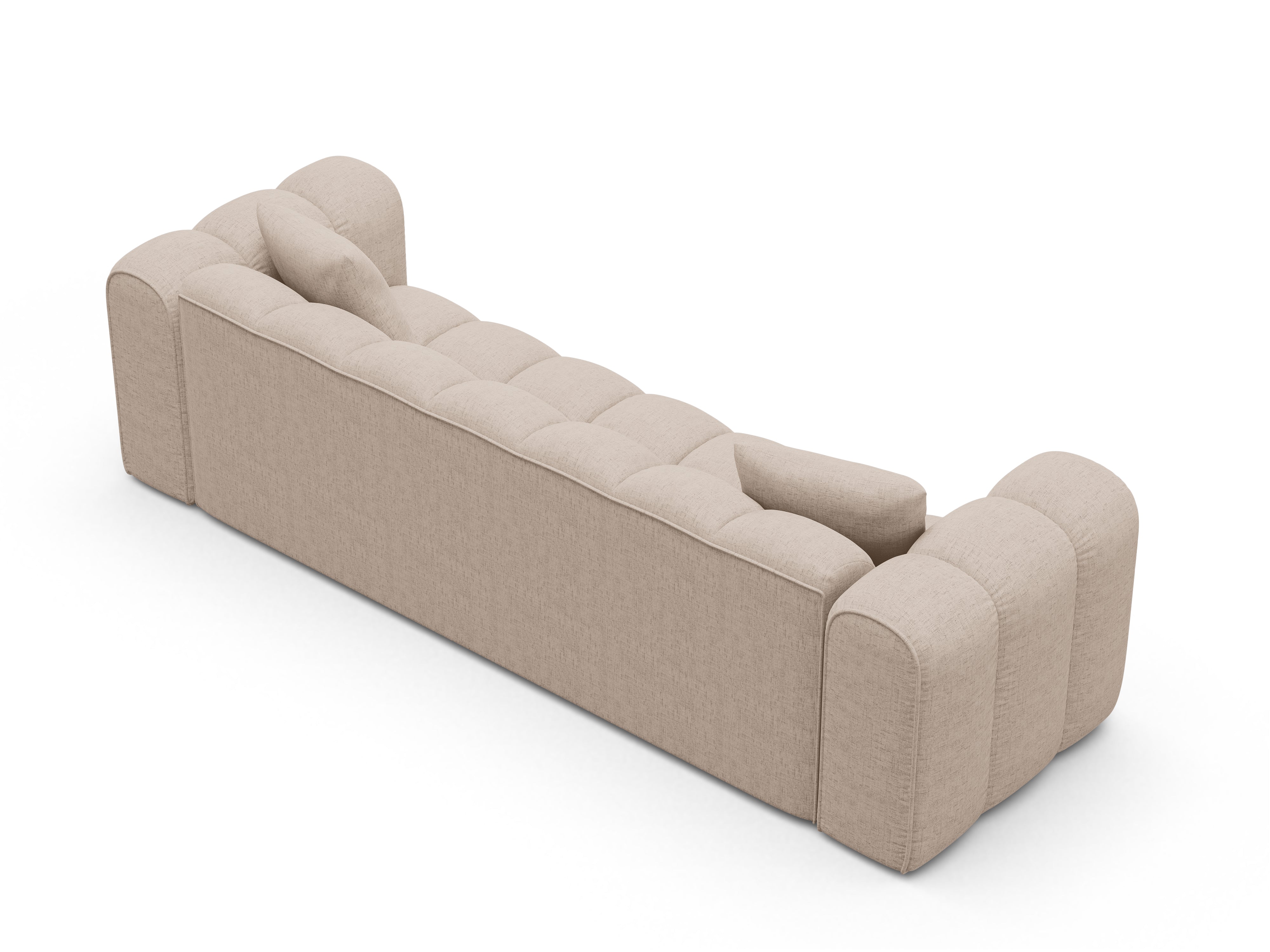 ASTRO cappuccino chenille sofa with sleeping function