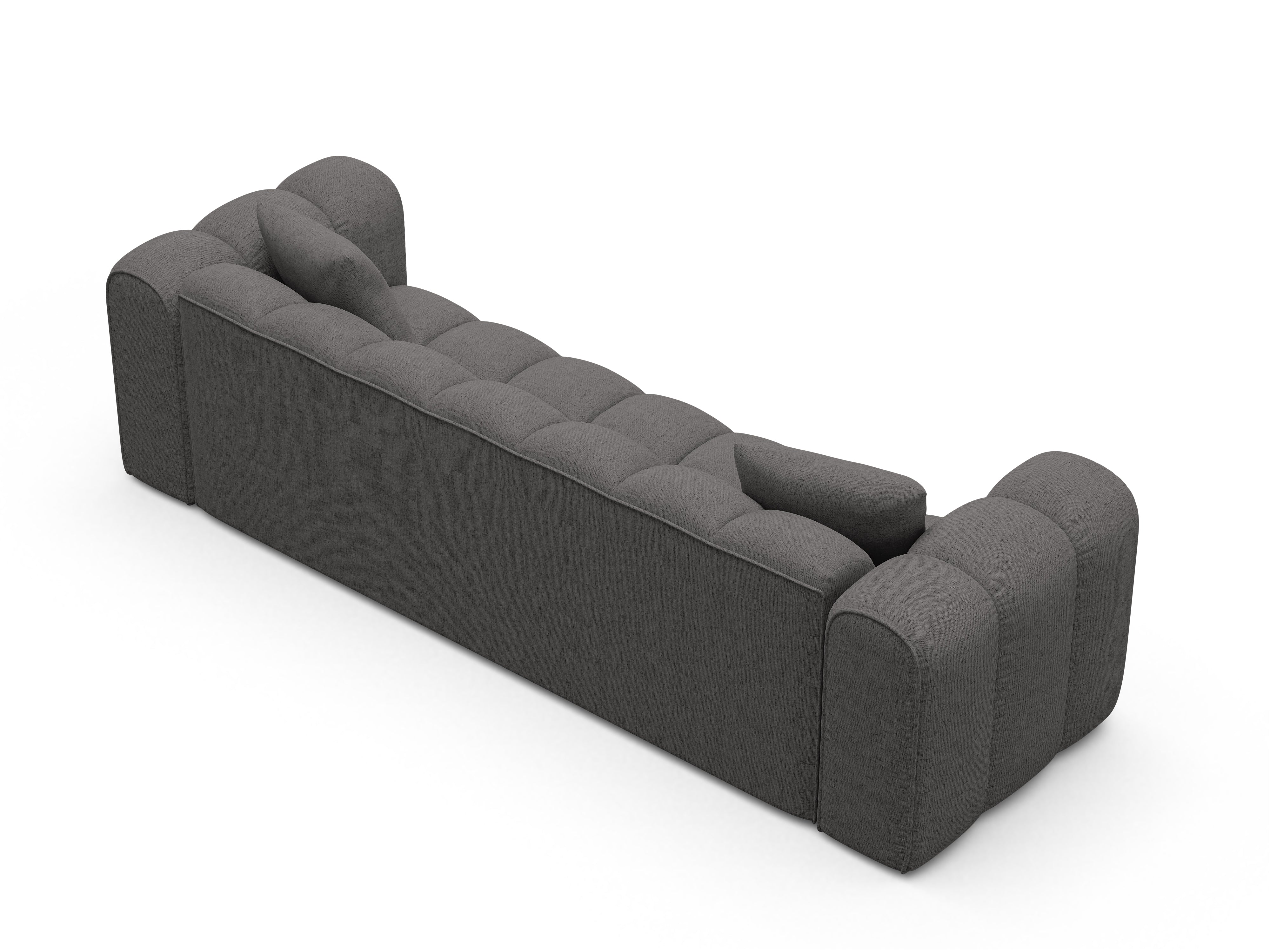 Sofa s funkcí spaní ASTRO šedý šenil