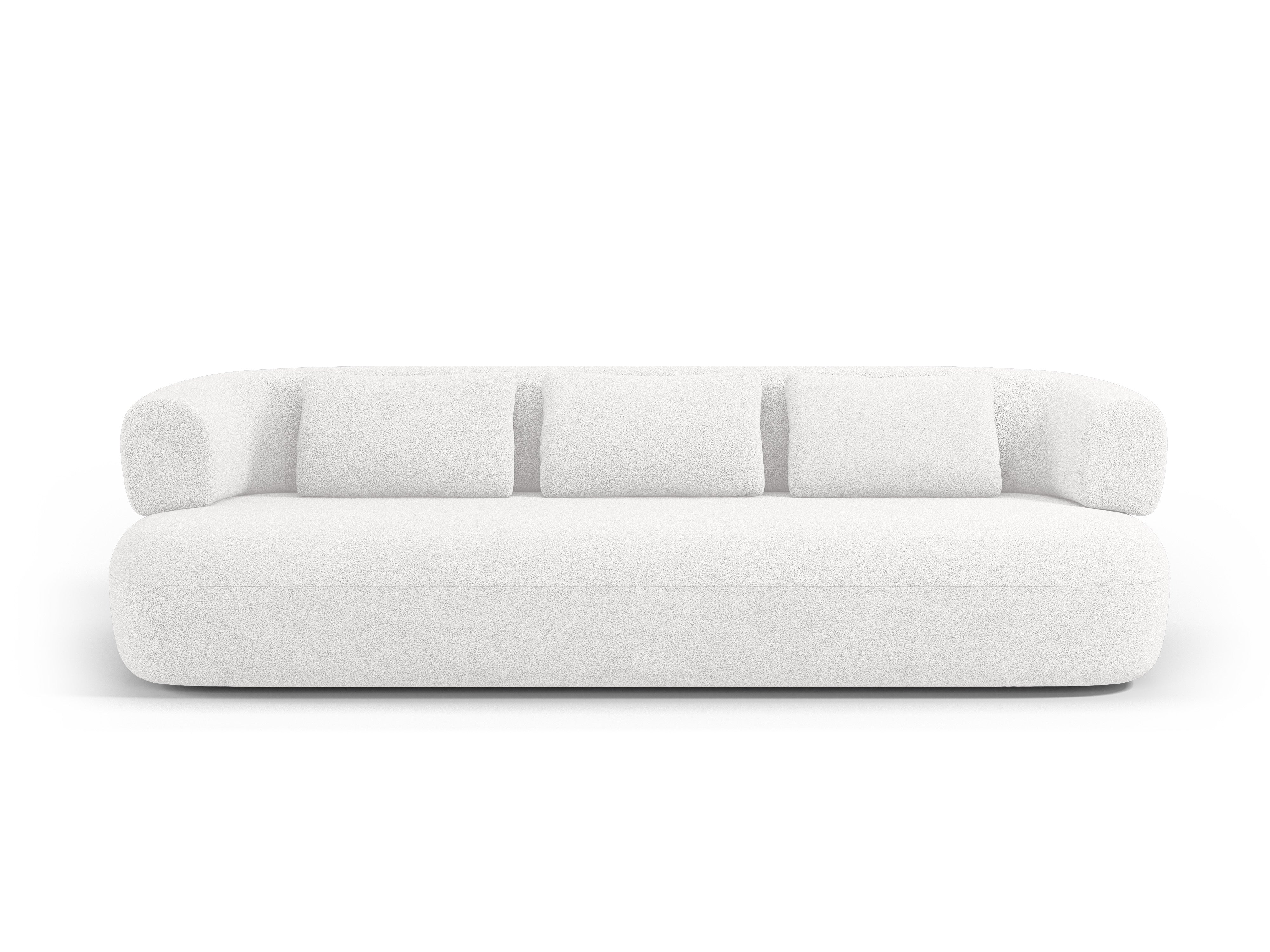 Sofa pro 3,5 osoby ALDRIN bílý boucle