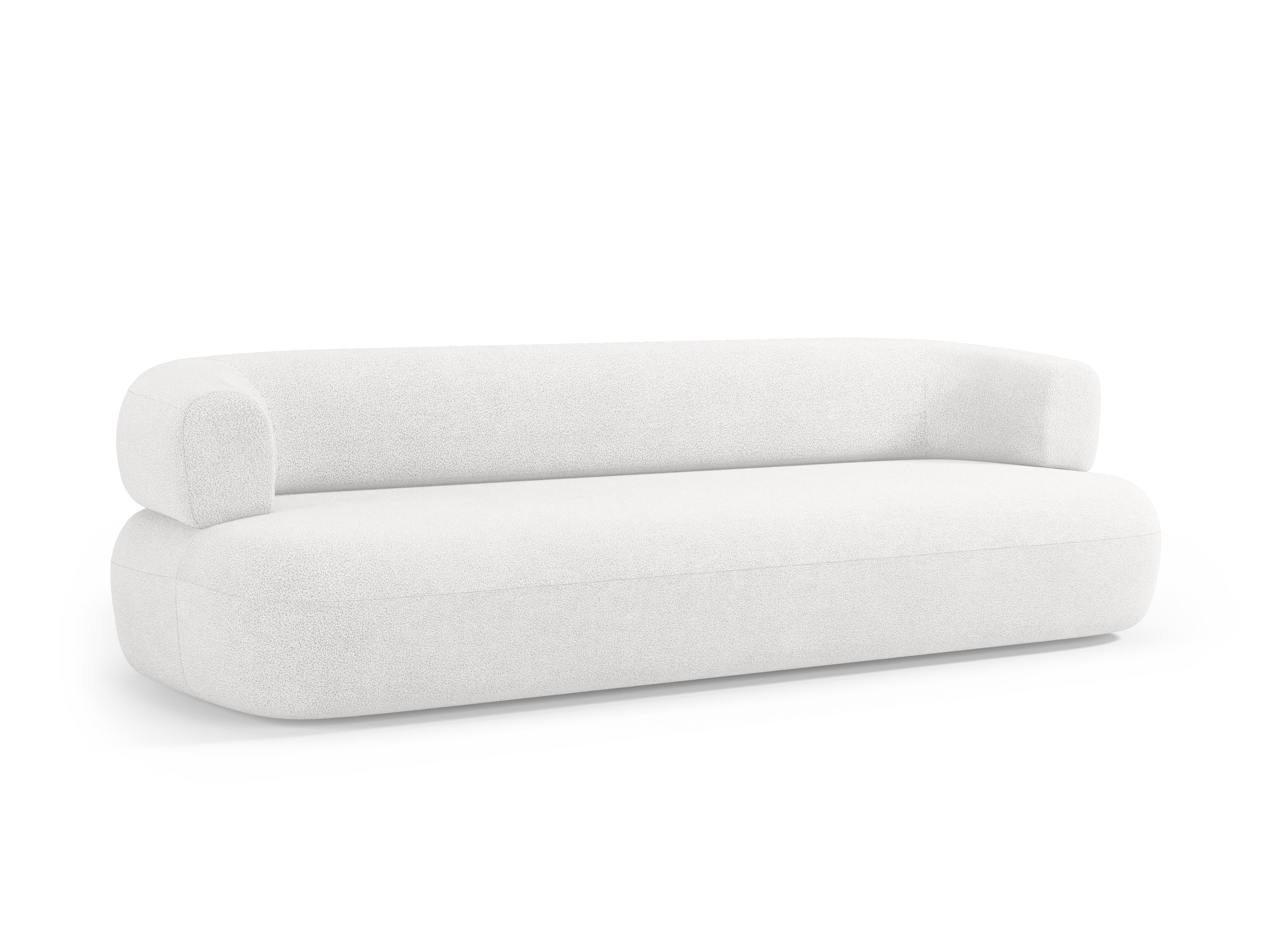 Sofa pro 3,5 osoby ALDRIN bílý boucle
