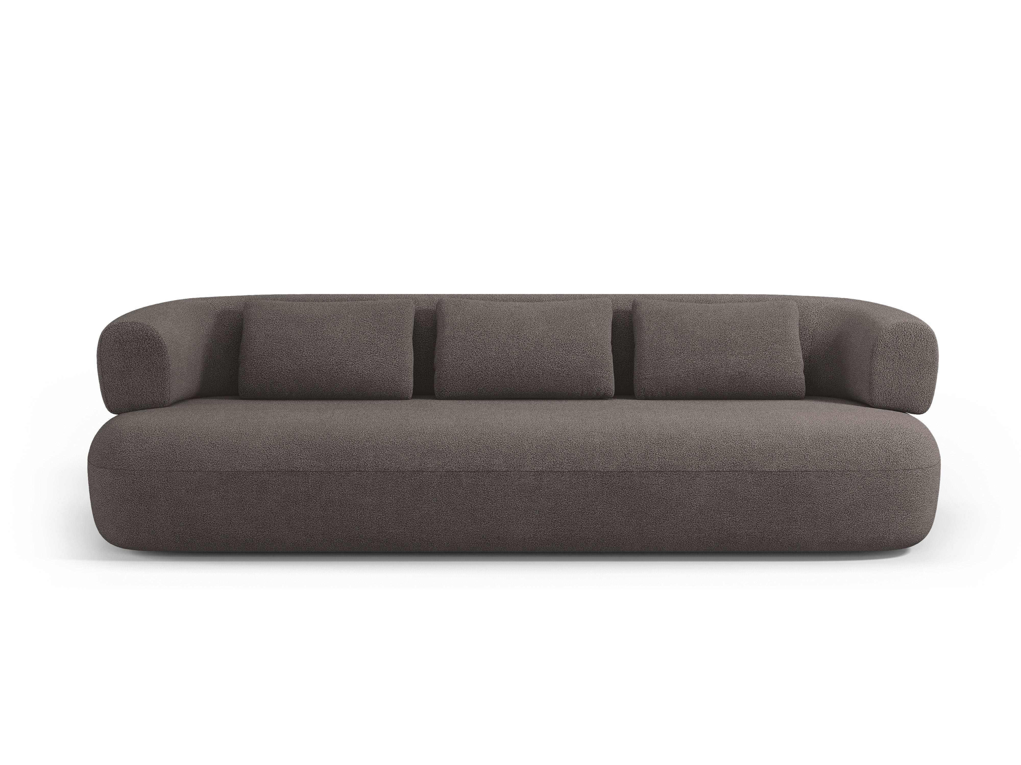 Sofa pro 3,5 osoby ALDRIN šedý boucle