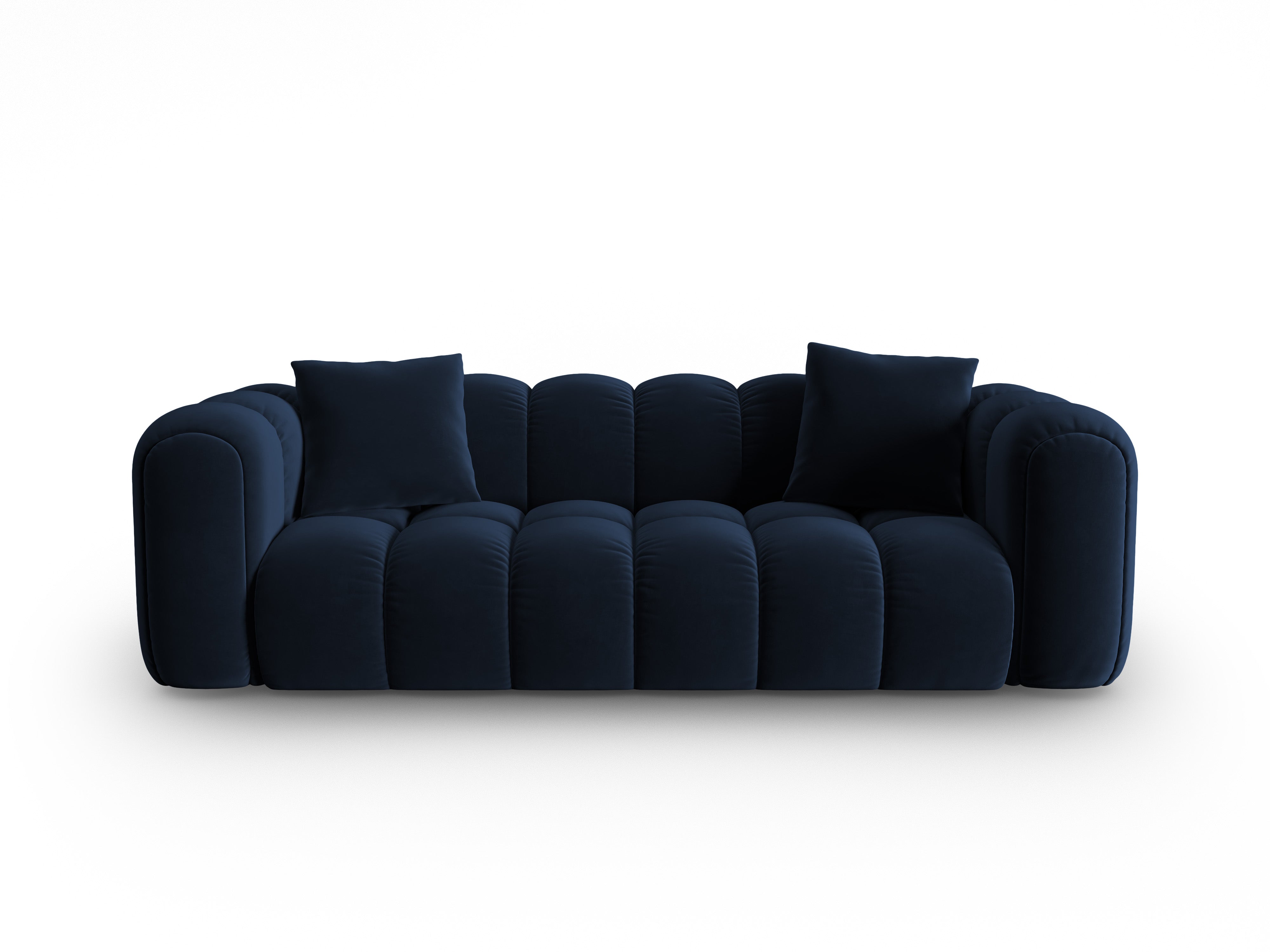 Sofa sametová 4-osobová ASTRO královská modř