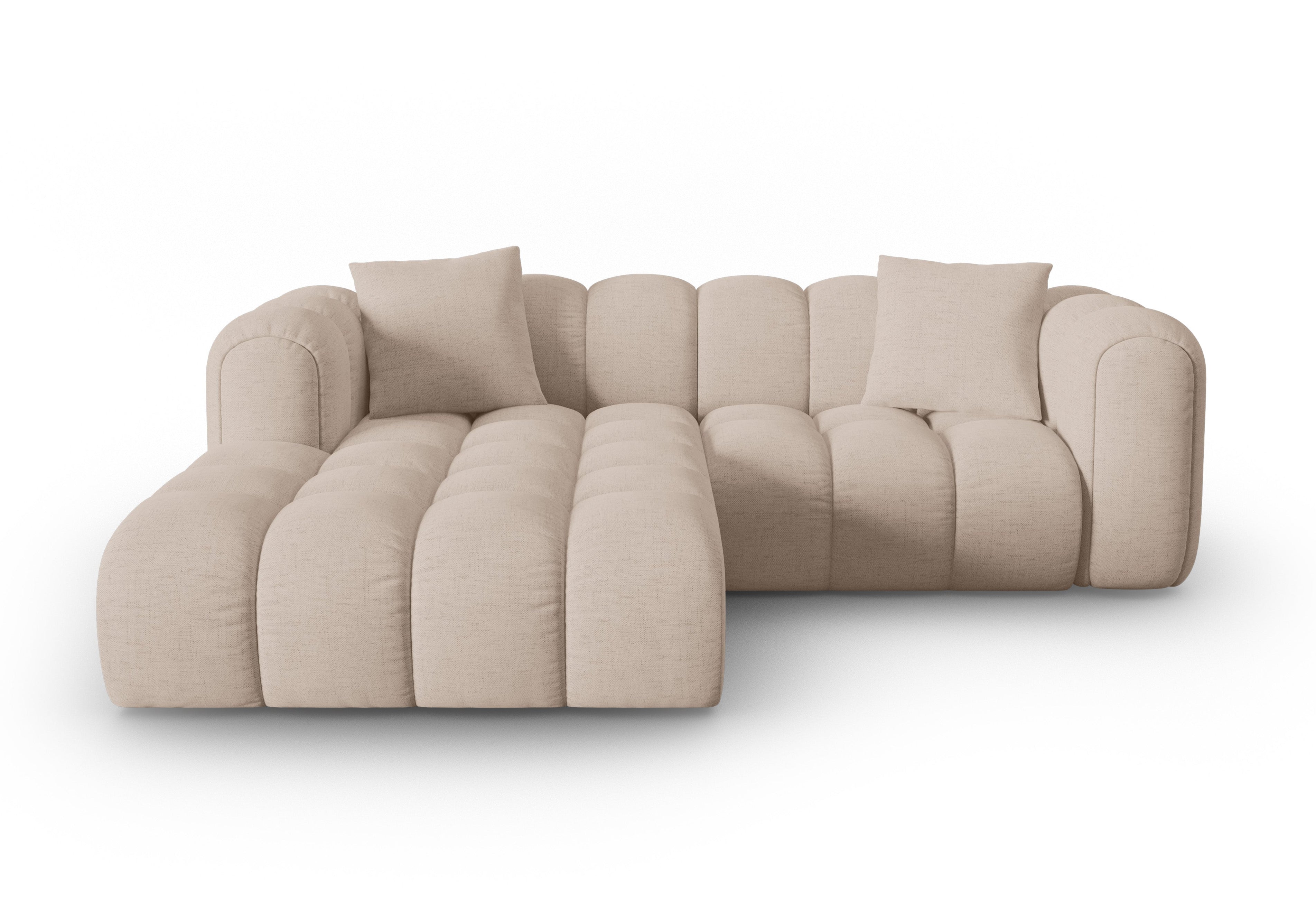 Rohová sedačka pro 3 osoby levostranná ASTRO cappuccino szenil