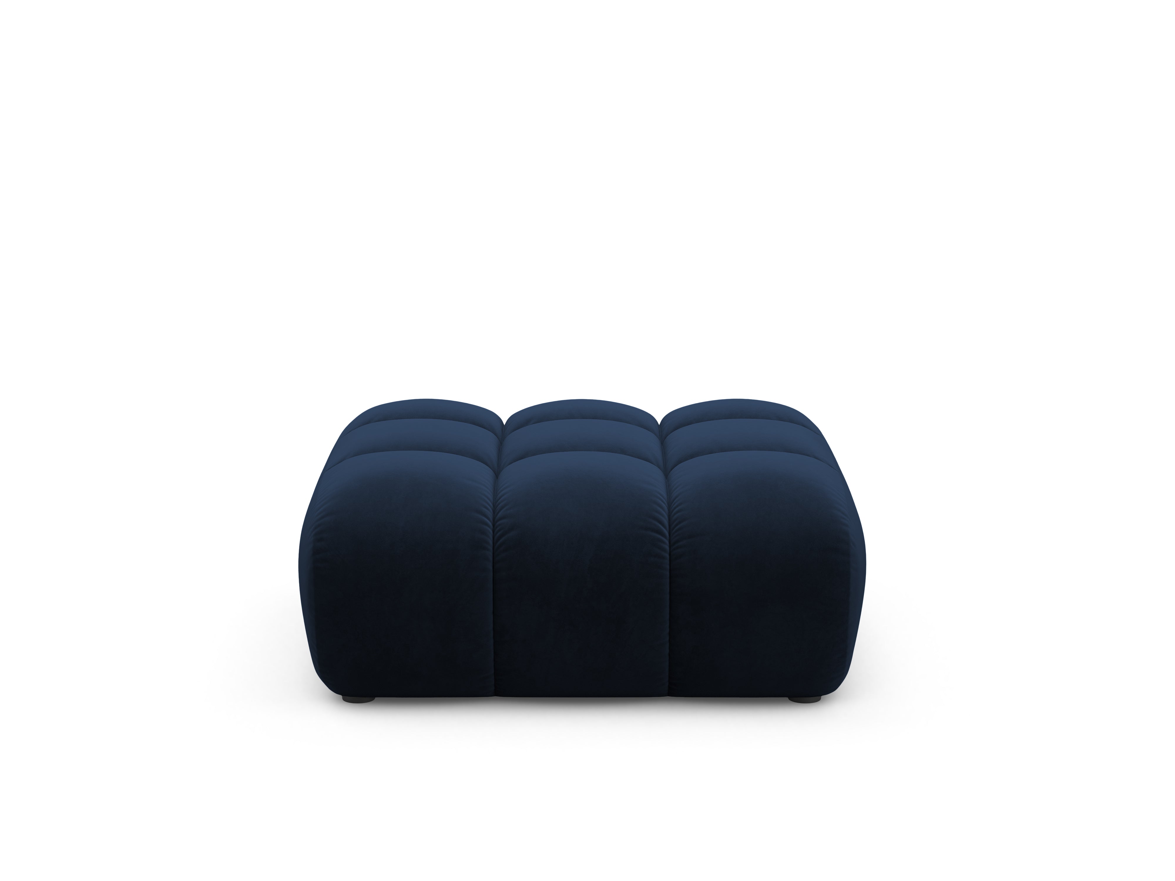 ASTRO royal blue velvet pouf