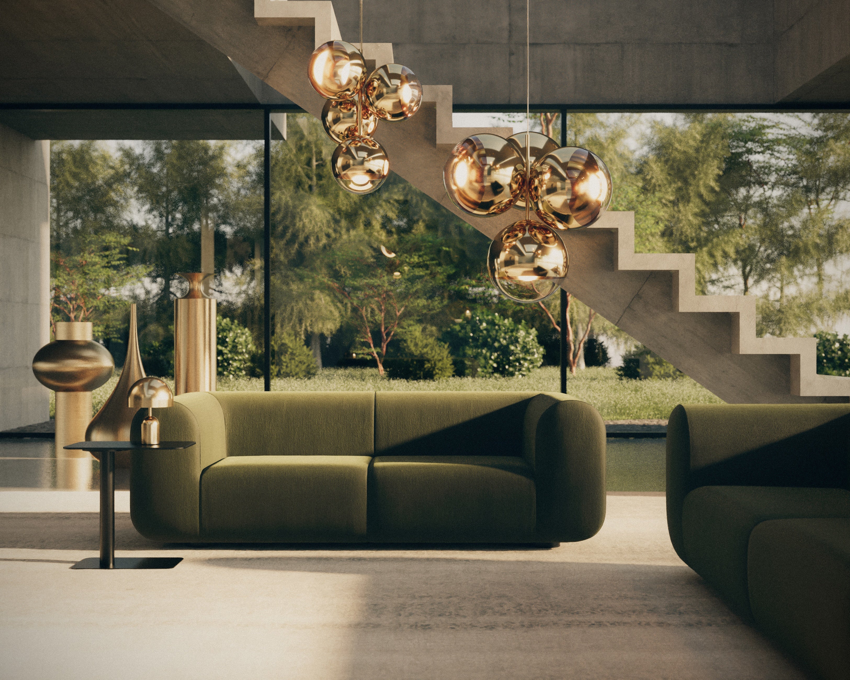 Pohovka 3-osobová PLUMP čalouněná