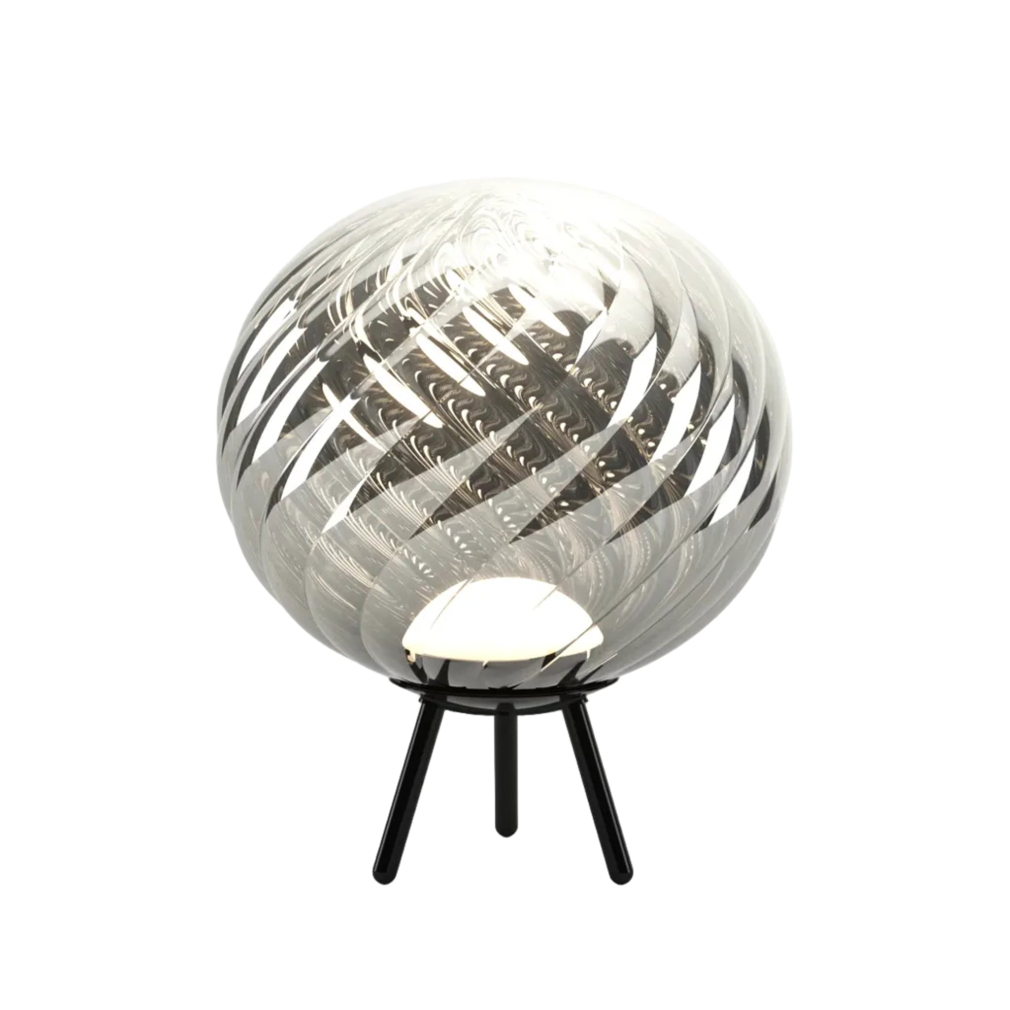 Přenosná lampa WHIRL stříbrná