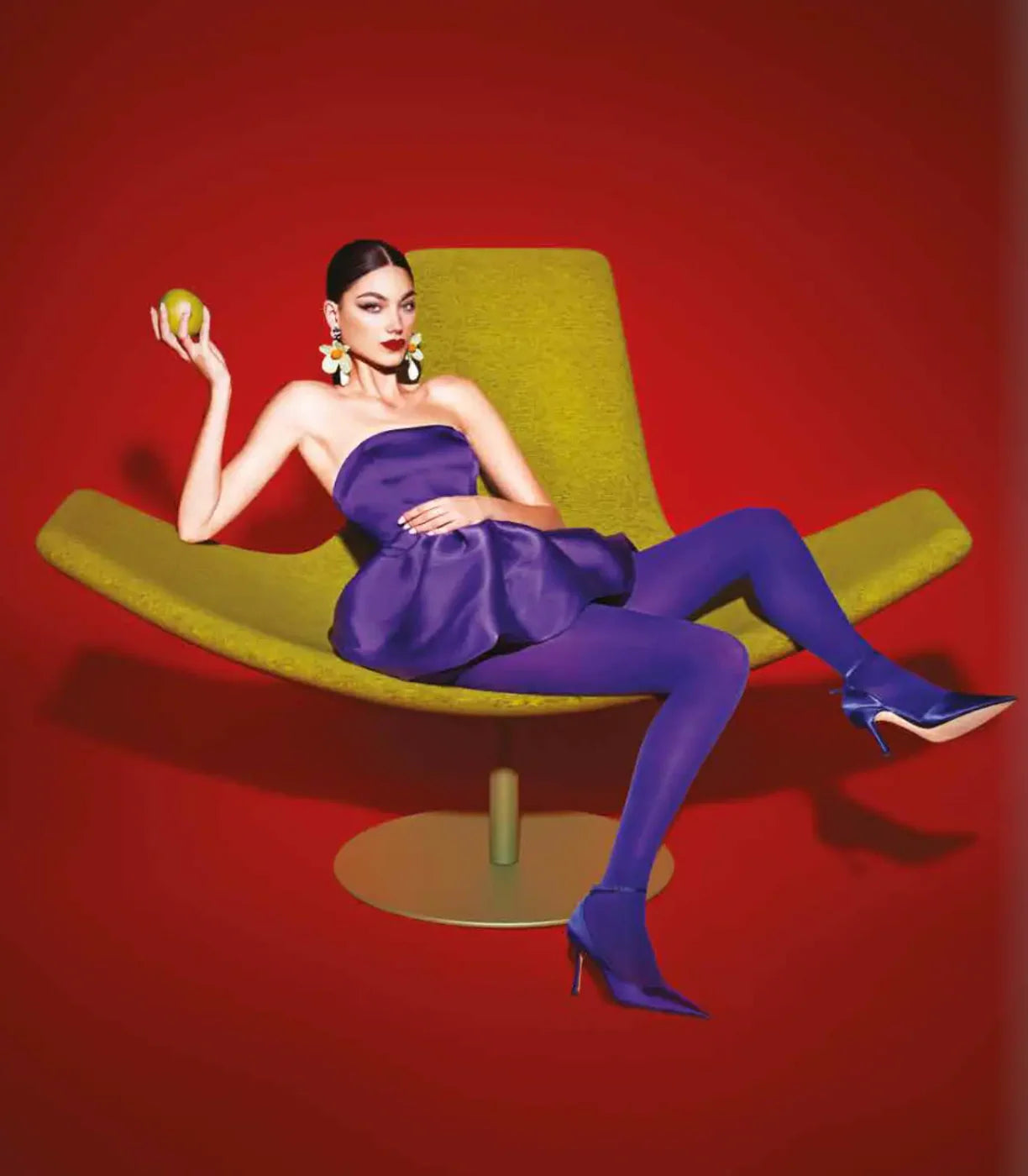 WING armchair light green