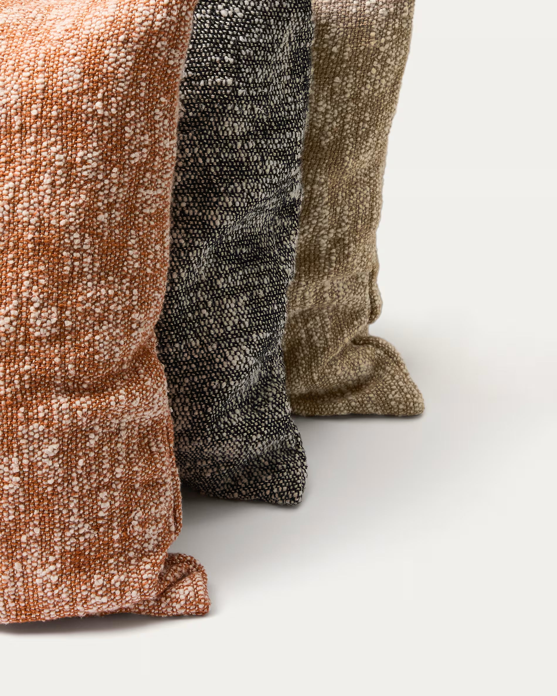 Povlak na polštář MEVINA oranžový s béžovou