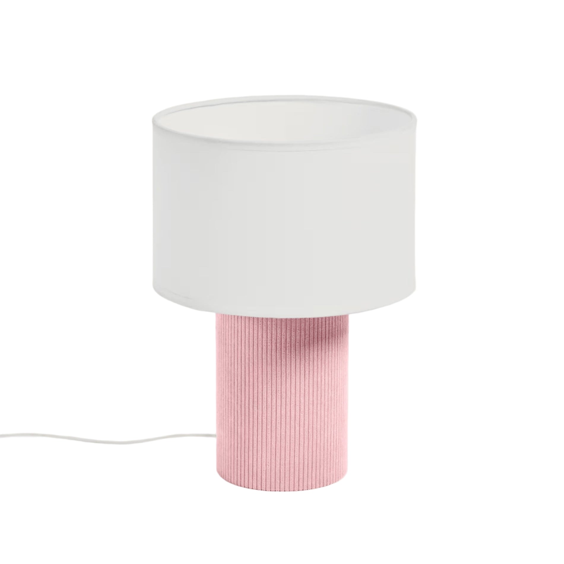 Stolní lampa BIANELLA růžová s bílou