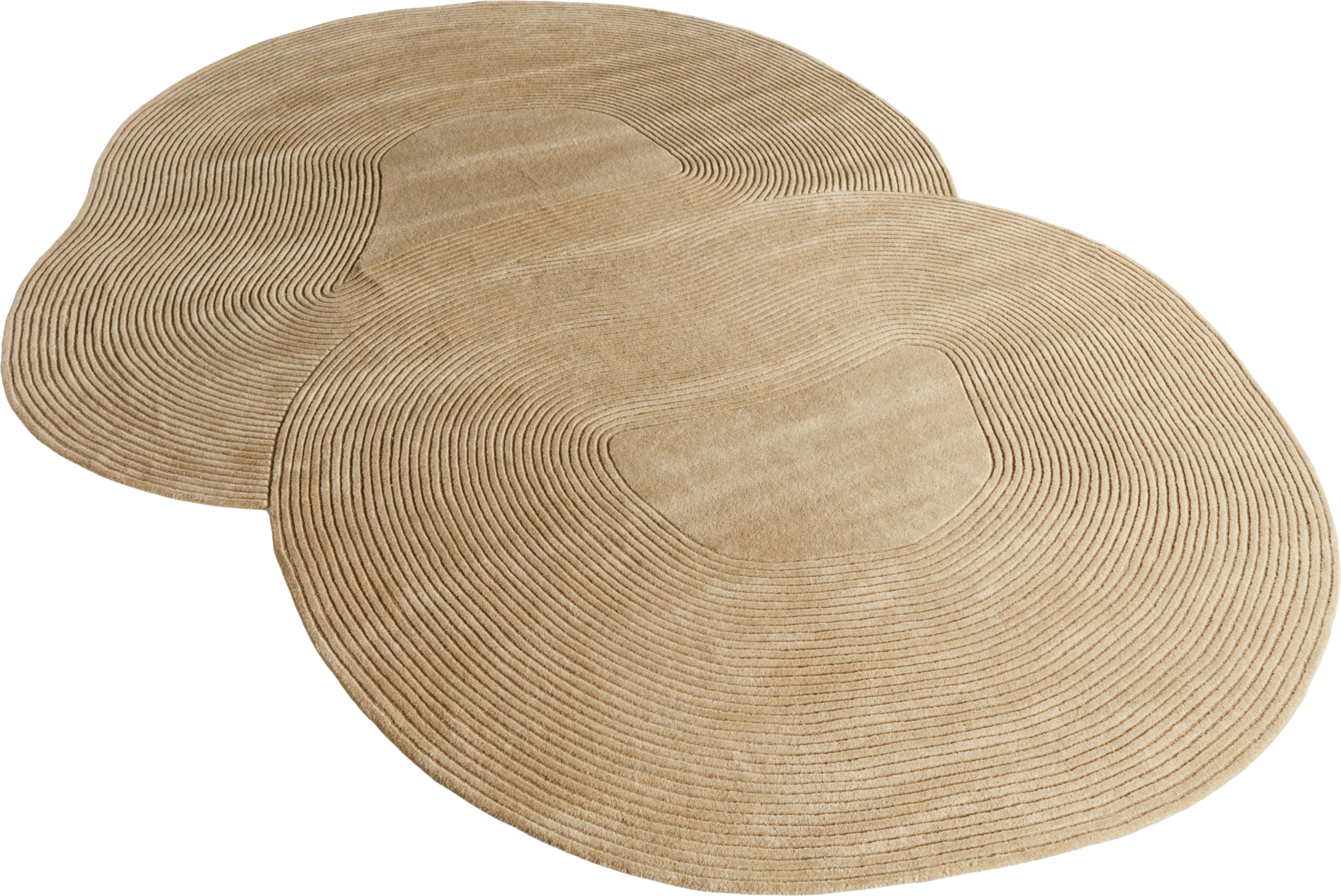 Oválný koberec ZEN SHAPED béžový