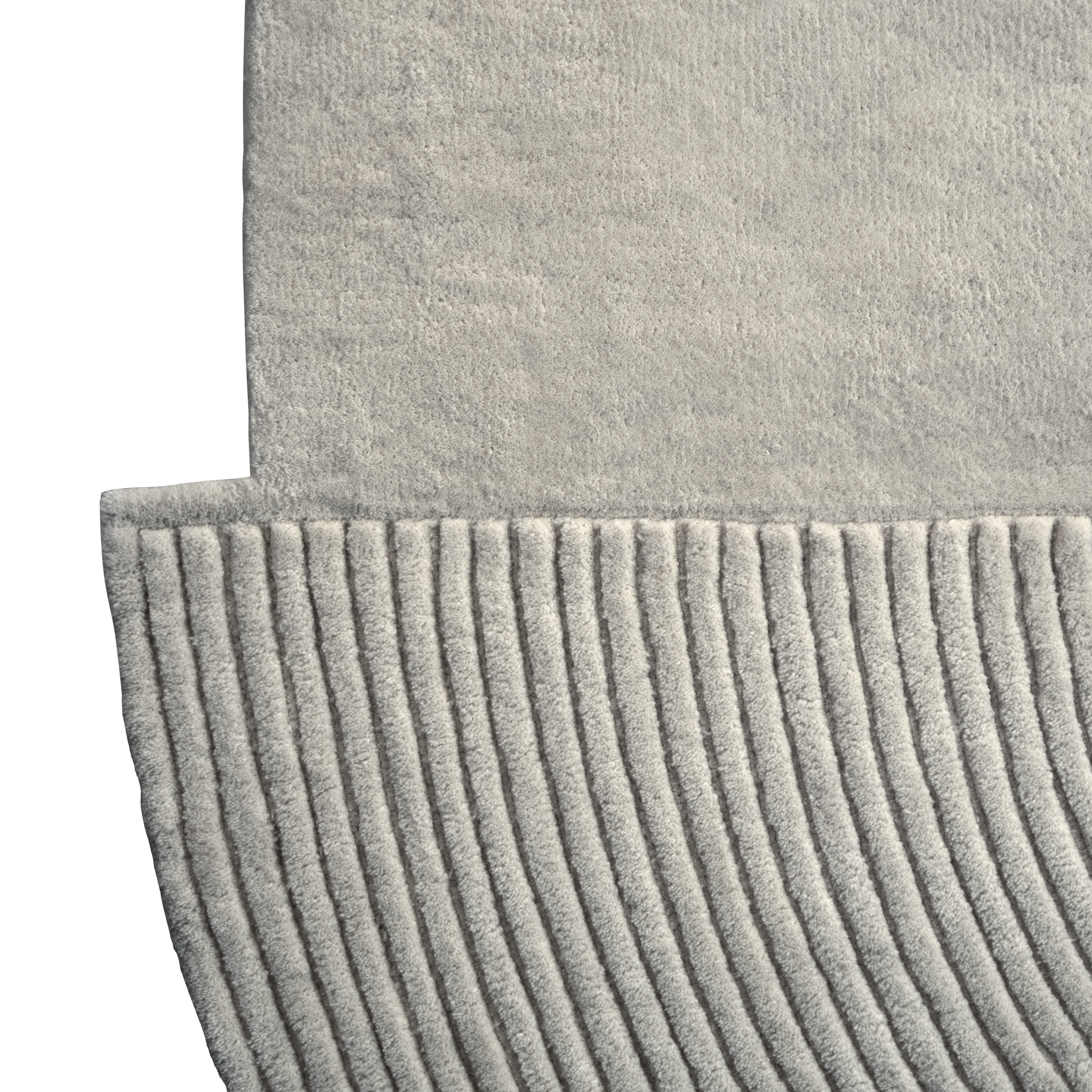 Kulatý koberec ZEN SPLIT šedý