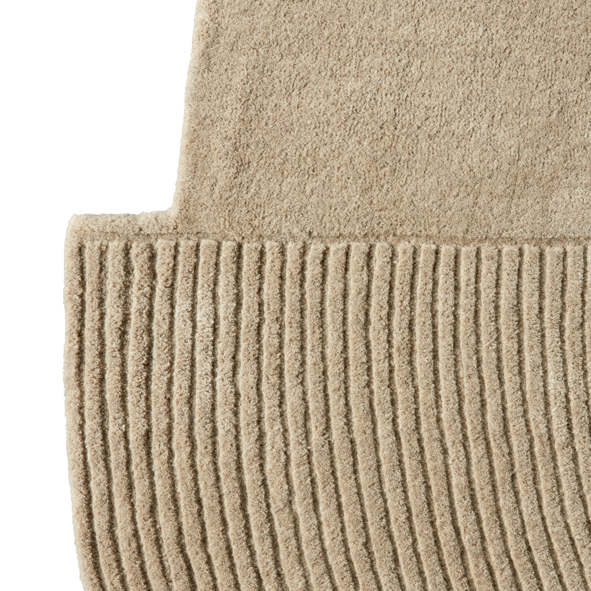 ZEN SPLIT round rug beige