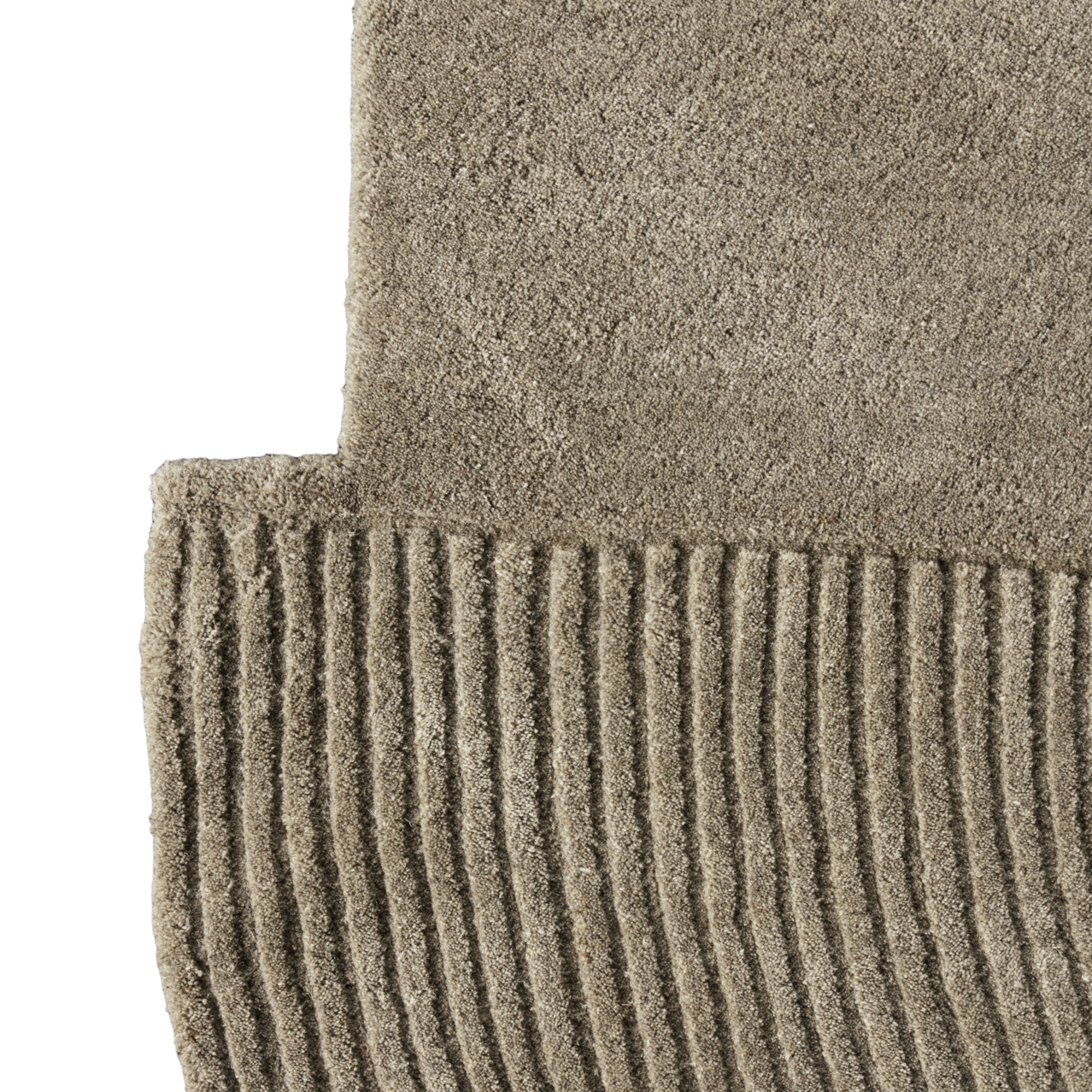 Kulatý koberec ZEN SPLIT hnědý