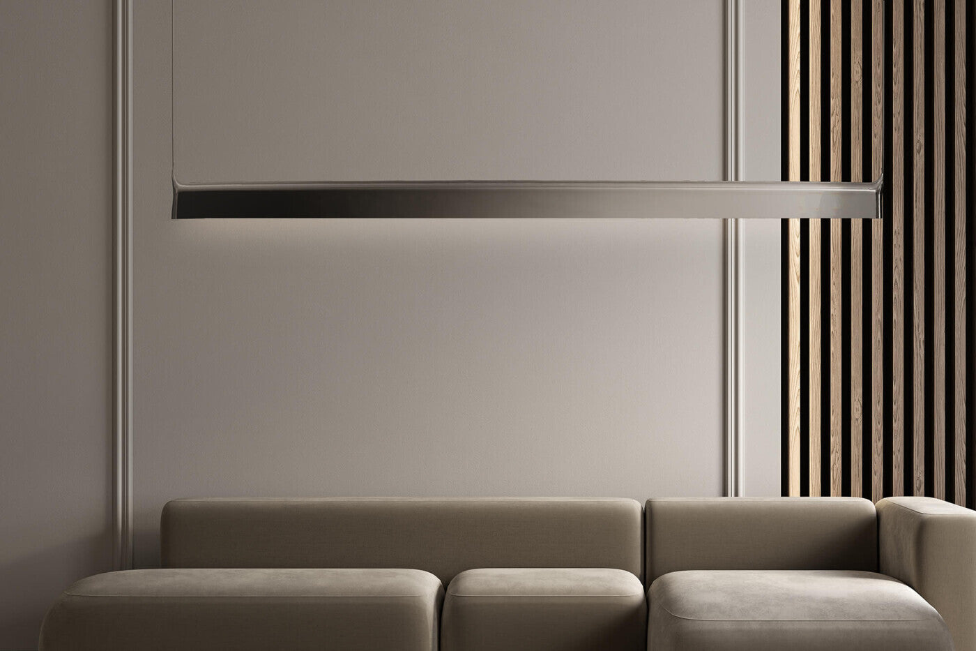 Závěsné svítidlo BLADE ocel