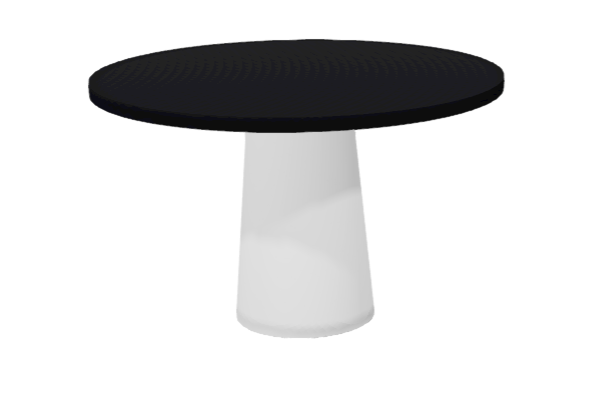 Kulatý stůl CONTAINER z dubového dřeva