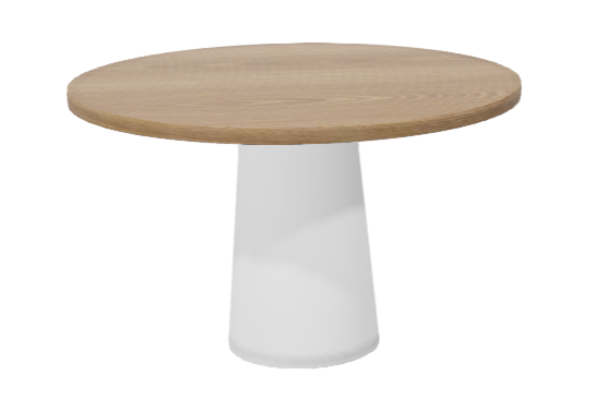 Kulatý stůl CONTAINER z dubového dřeva