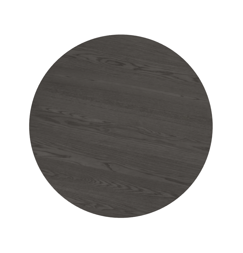 CLESSIDRA Round Table Black with Fango - Display Model