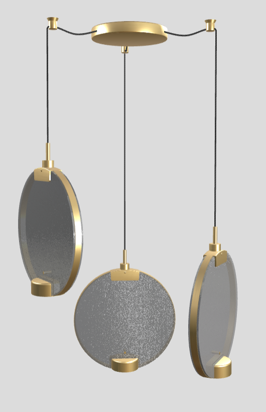 Personalizovaná závěsná lampa HORO S3